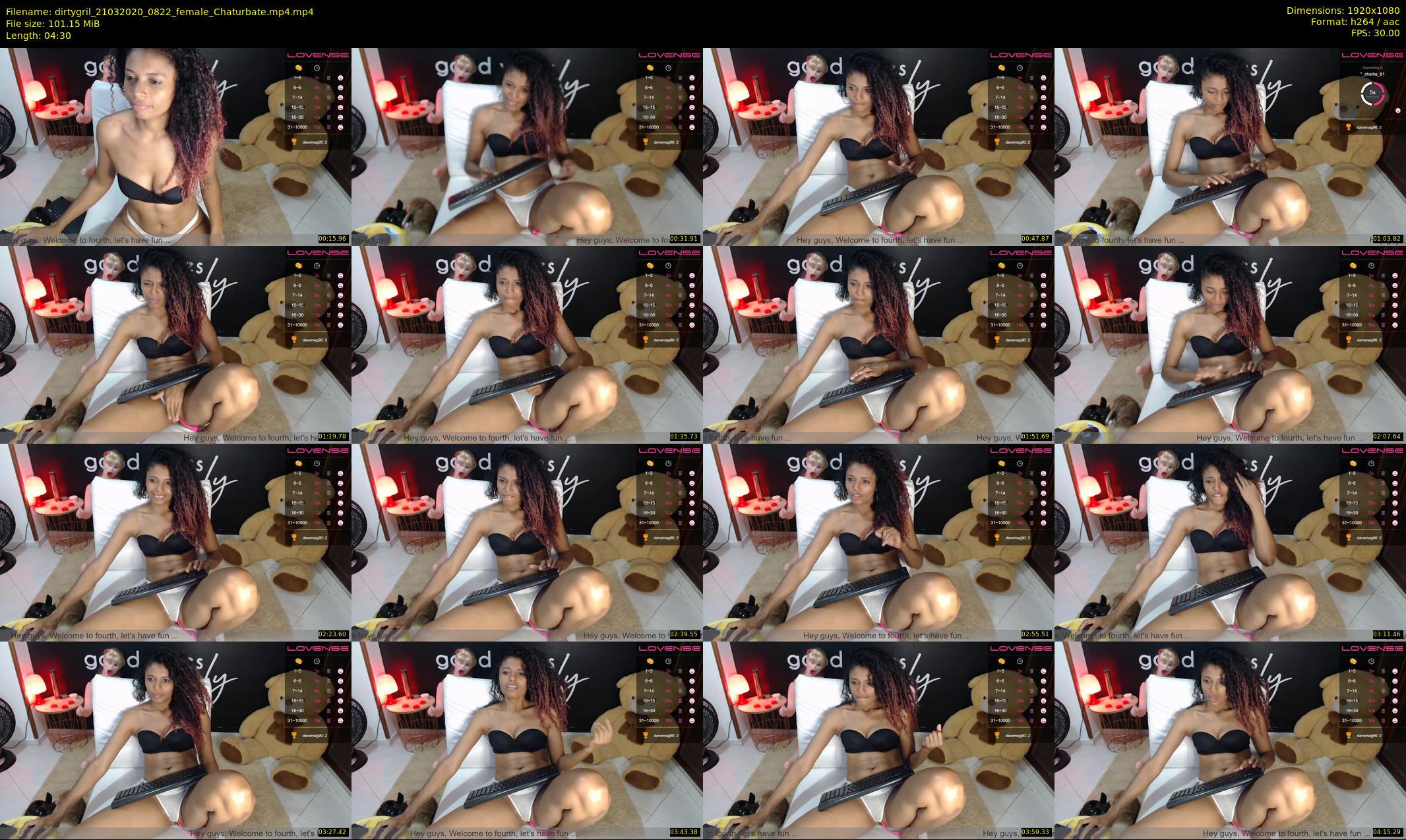 dirtygril — 5 minute Chaturbate female cam show recording, 1080p, Mar 21, 2020