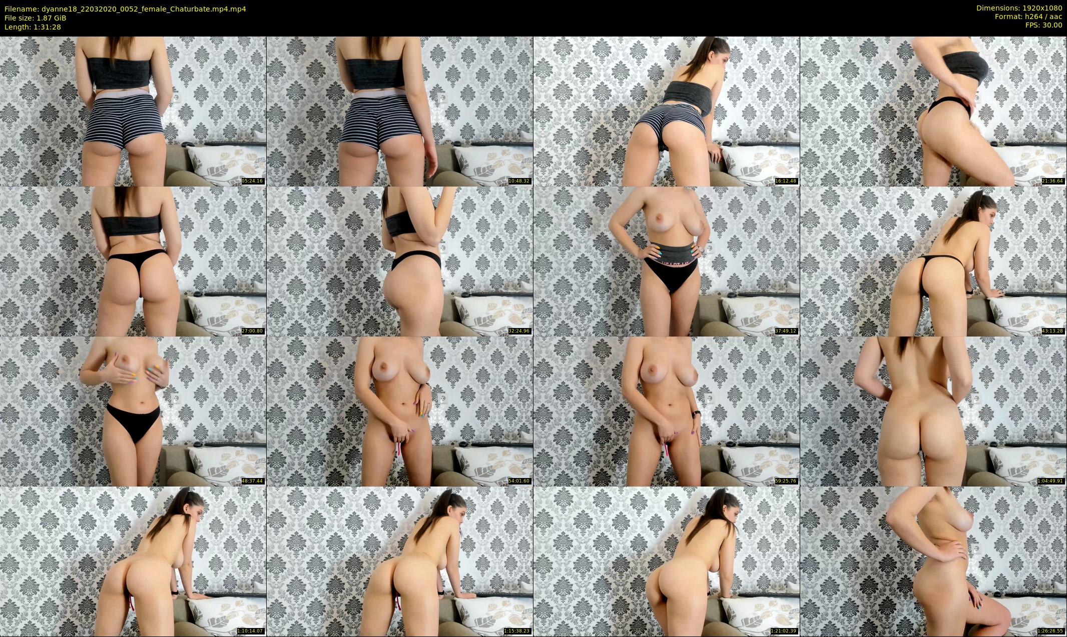 dyanne18 — 92 minute Chaturbate female cam show recording, 1080p, Mar 22, 2020