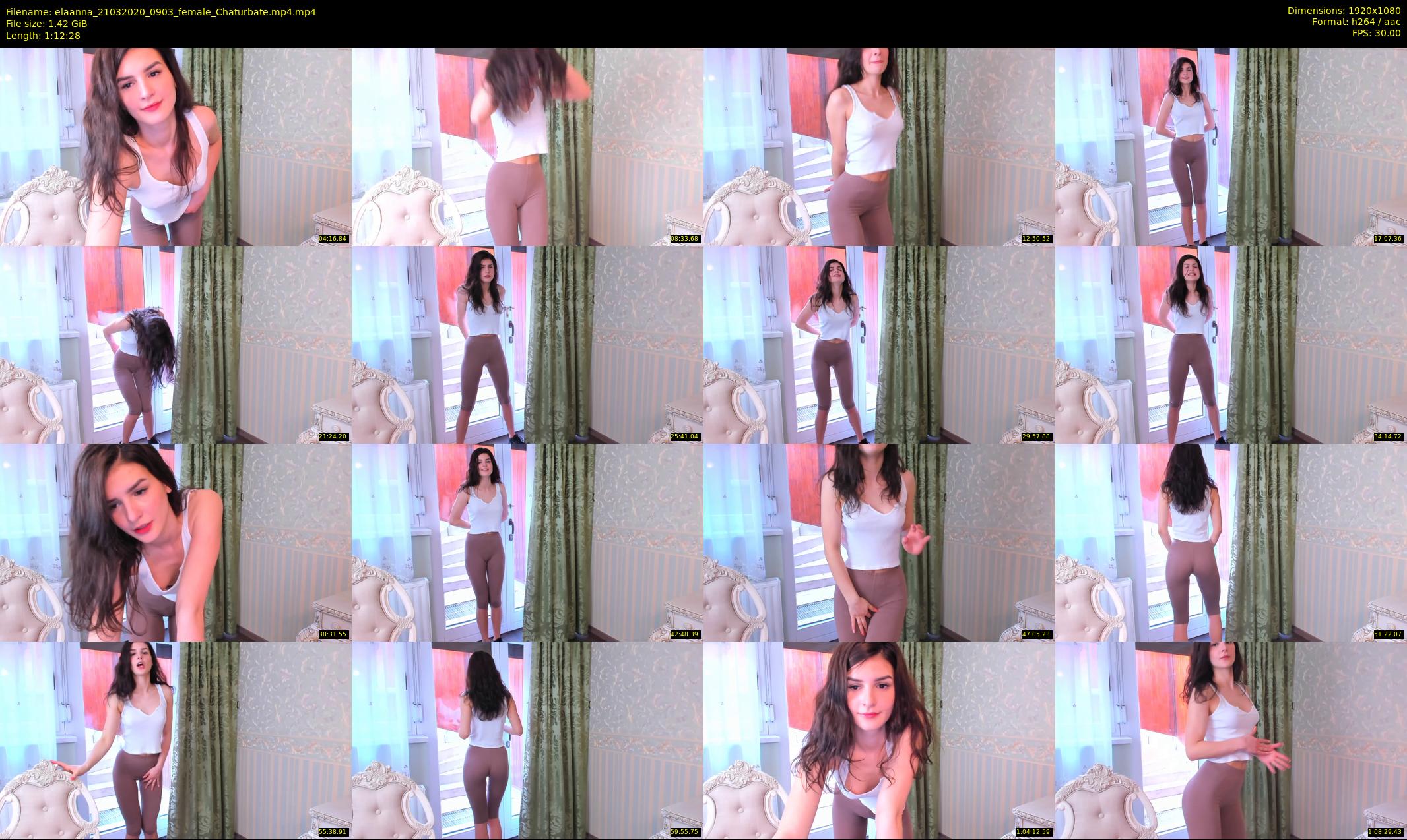 elaanna — 73 minute Chaturbate female cam show recording, 1080p, Mar 21, 2020