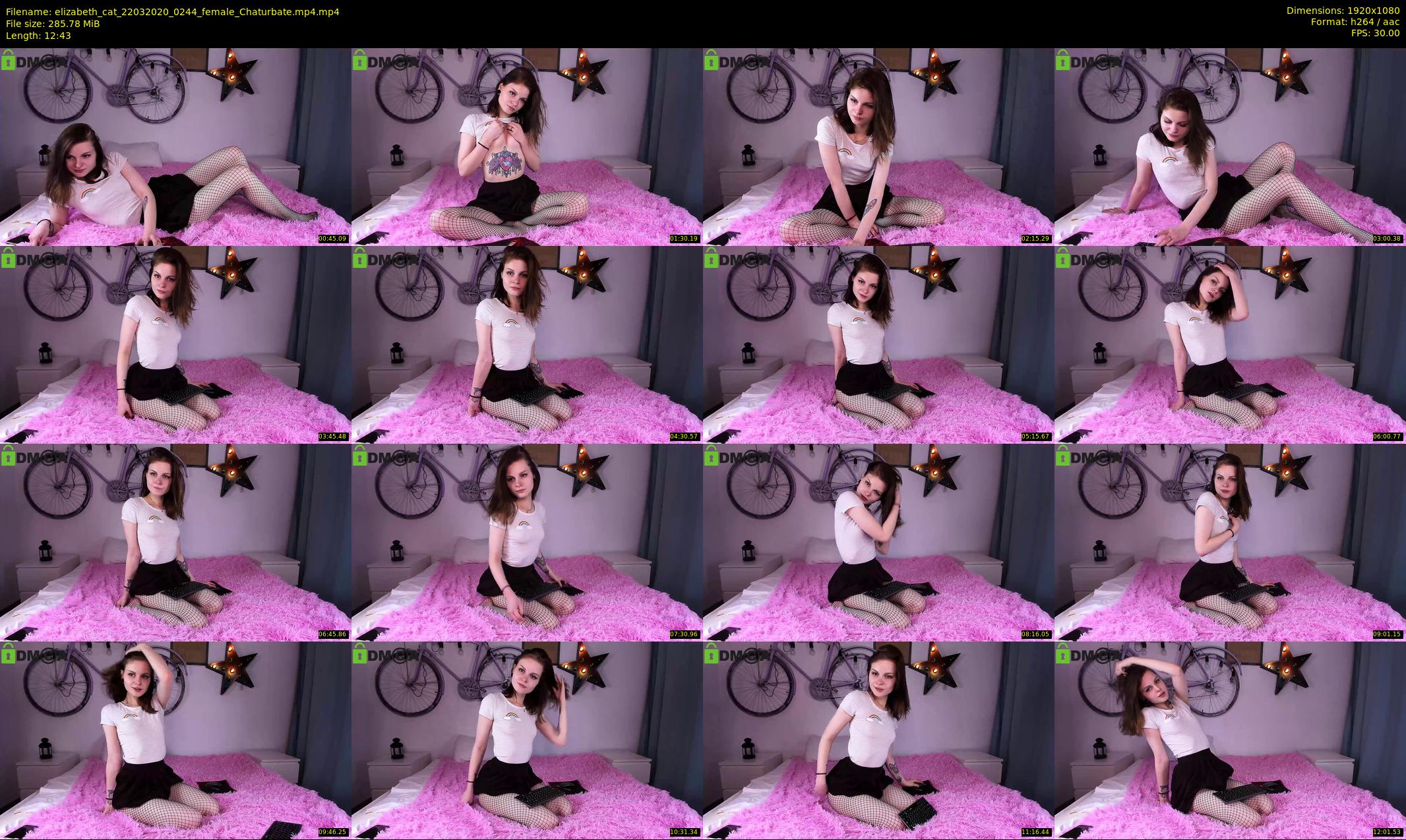 elizabeth_cat — 13 minute Chaturbate female cam show recording, 1080p, Mar 22, 2020