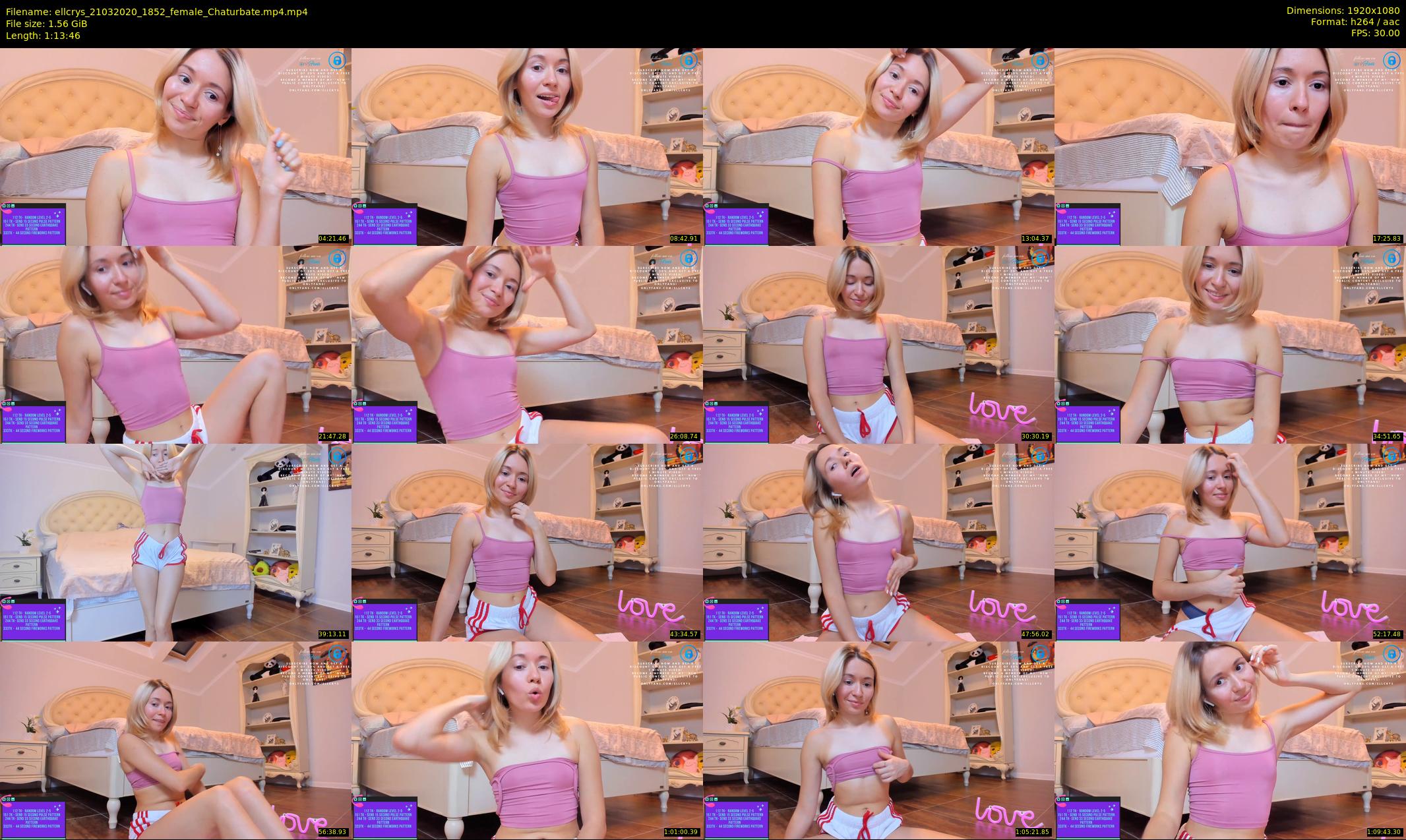 ellcrys — 74 minute Chaturbate couple cam show recording, 1080p, Mar 21, 2020