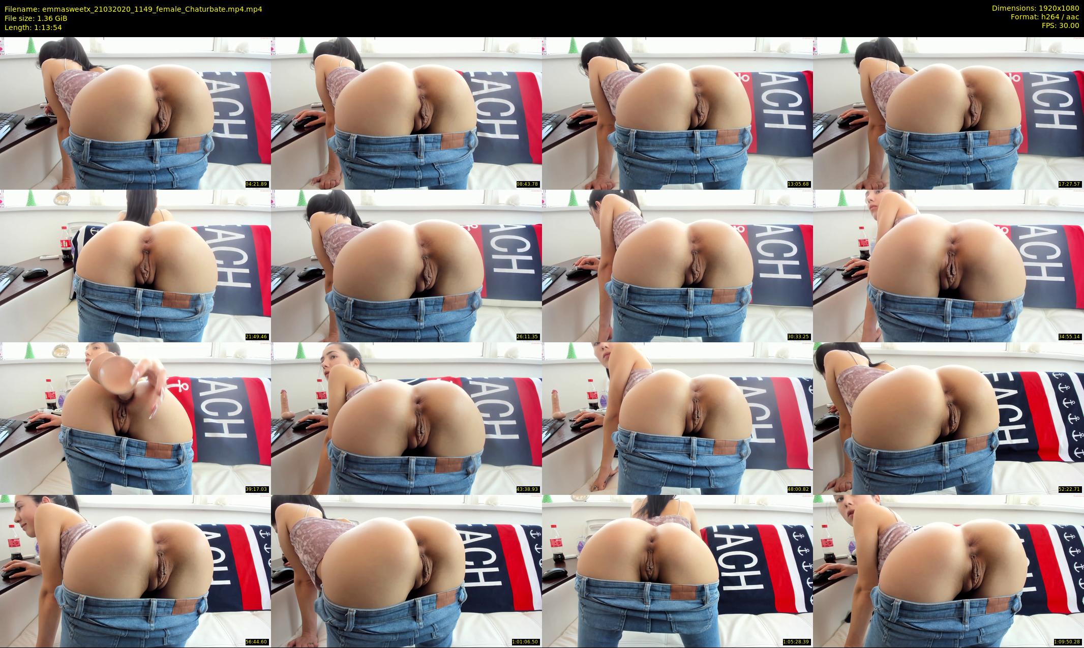 emmasweetx — 74 minute Chaturbate couple cam show recording, 1080p, Mar 21, 2020