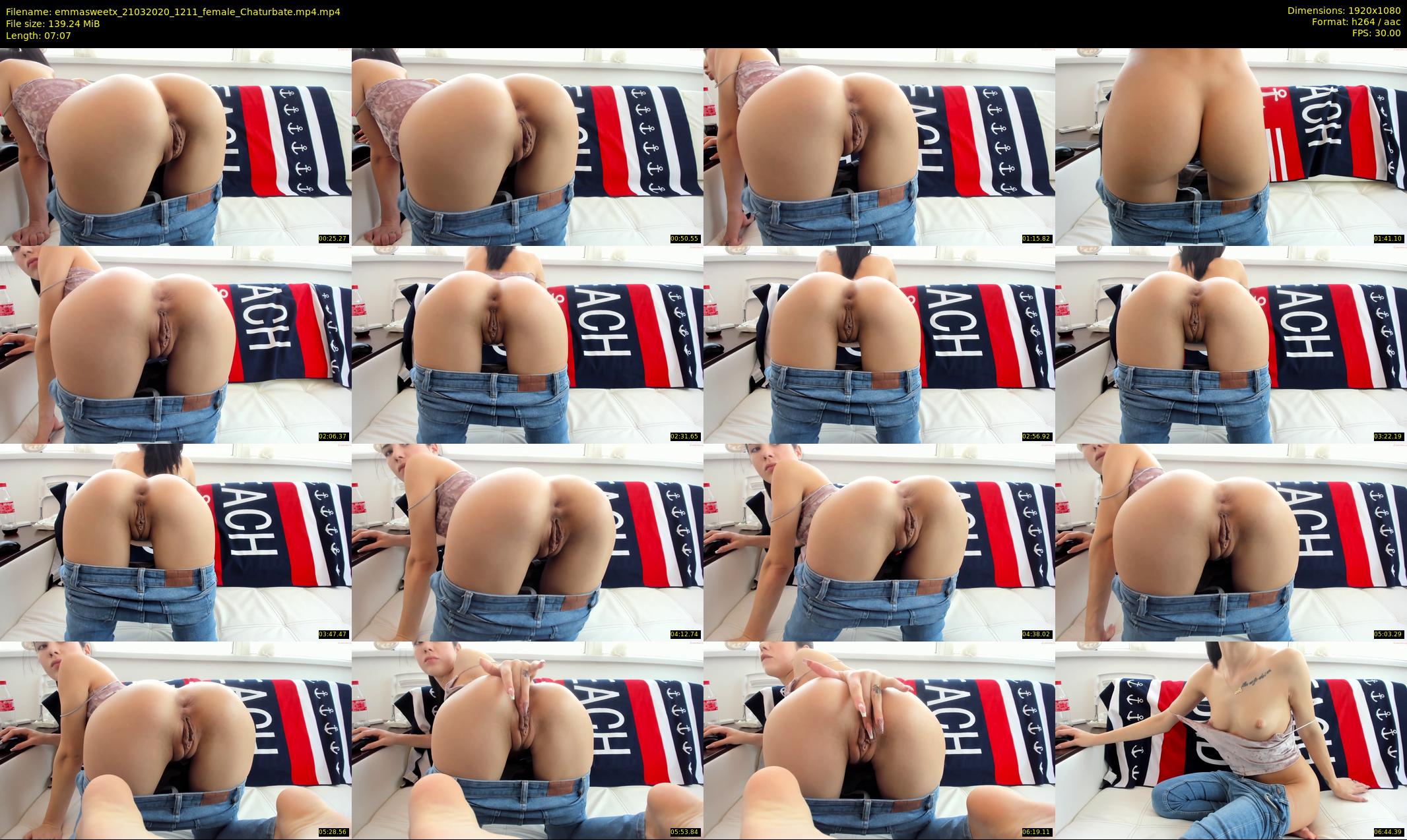 emmasweetx — 8 minute Chaturbate couple cam show recording, 1080p, Mar 21, 2020