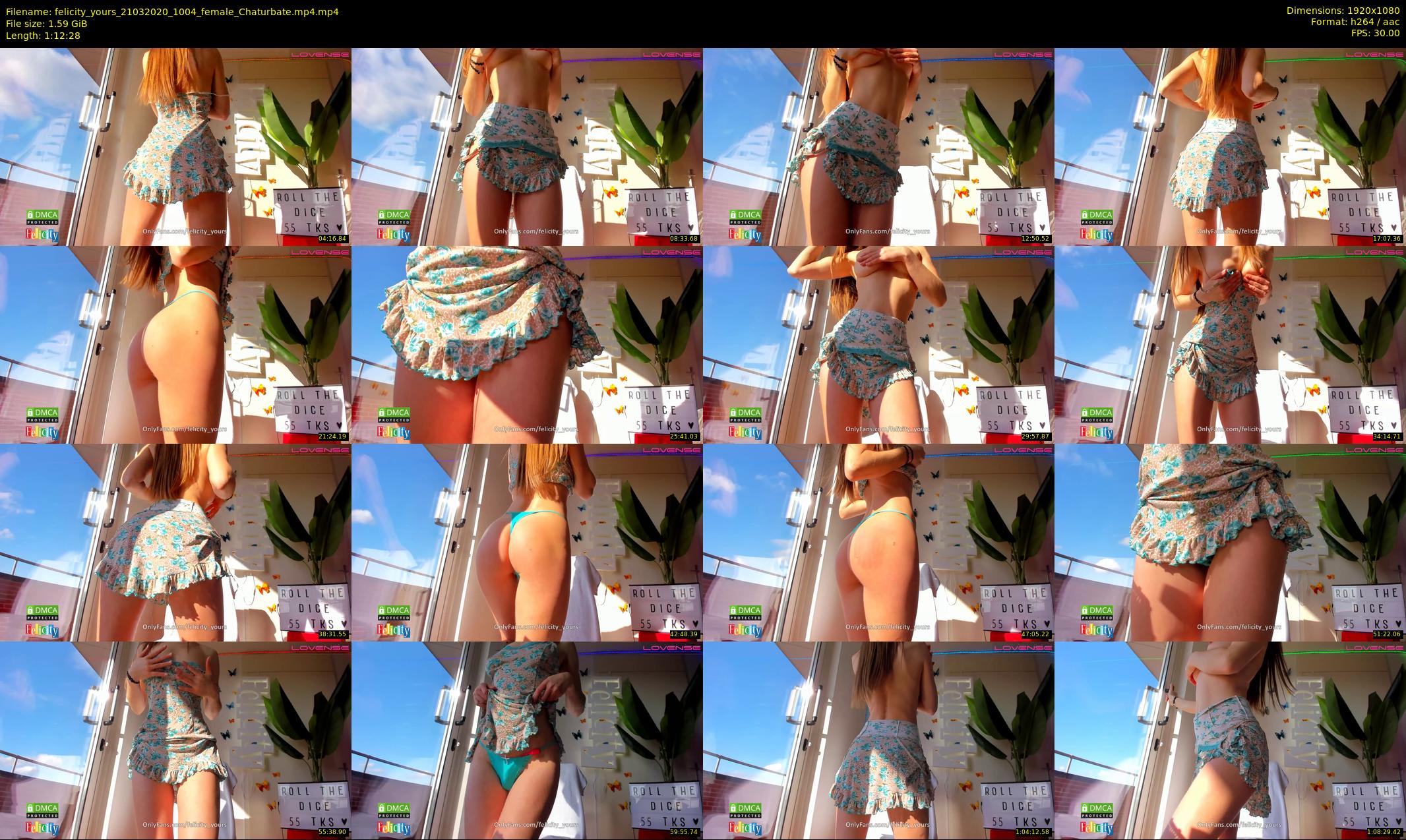 felicity_yours — 73 minute Chaturbate female cam show recording, 1080p, Mar 21, 2020