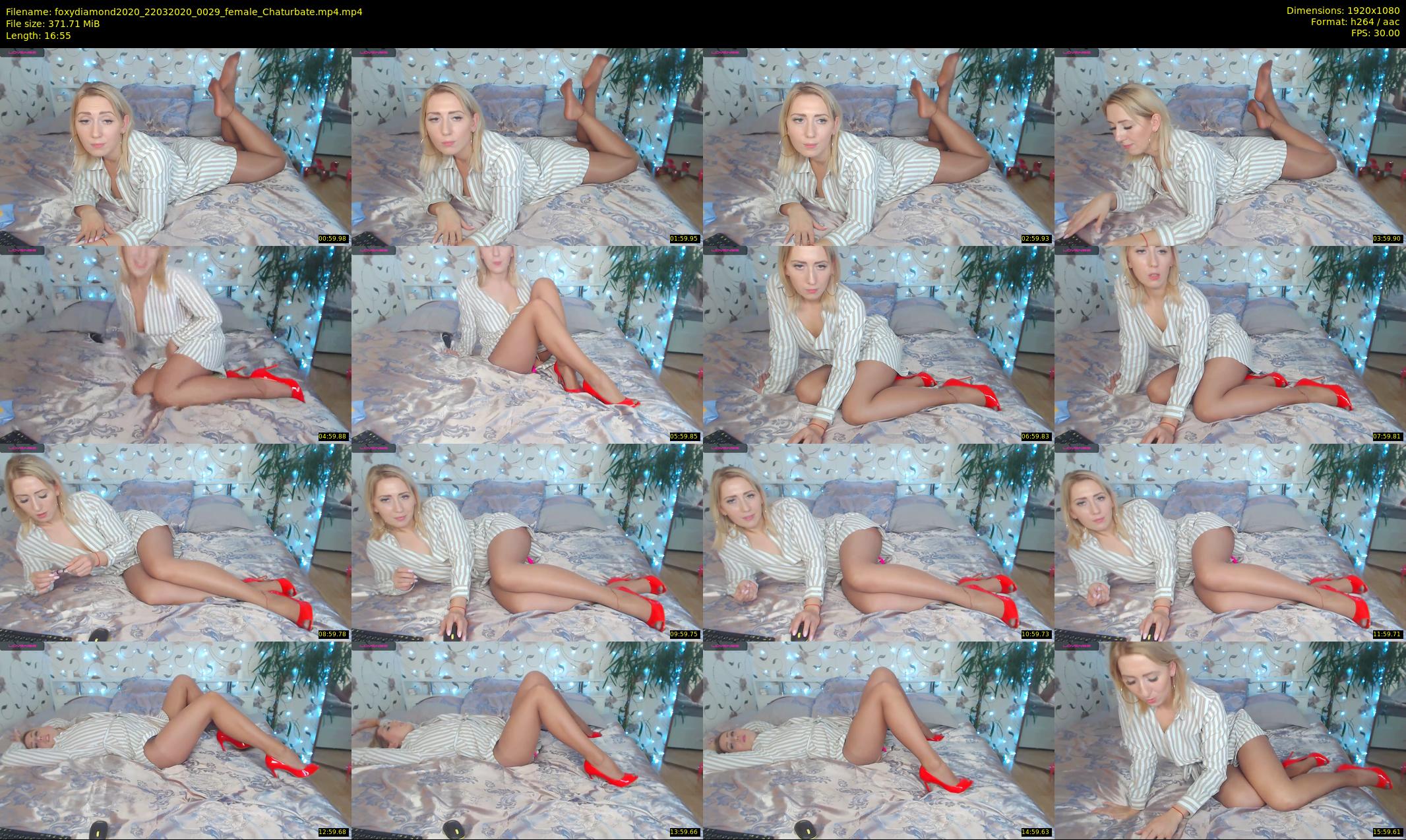 foxydiamond2020 — 17 minute Chaturbate female cam show recording, 1080p, Mar 22, 2020