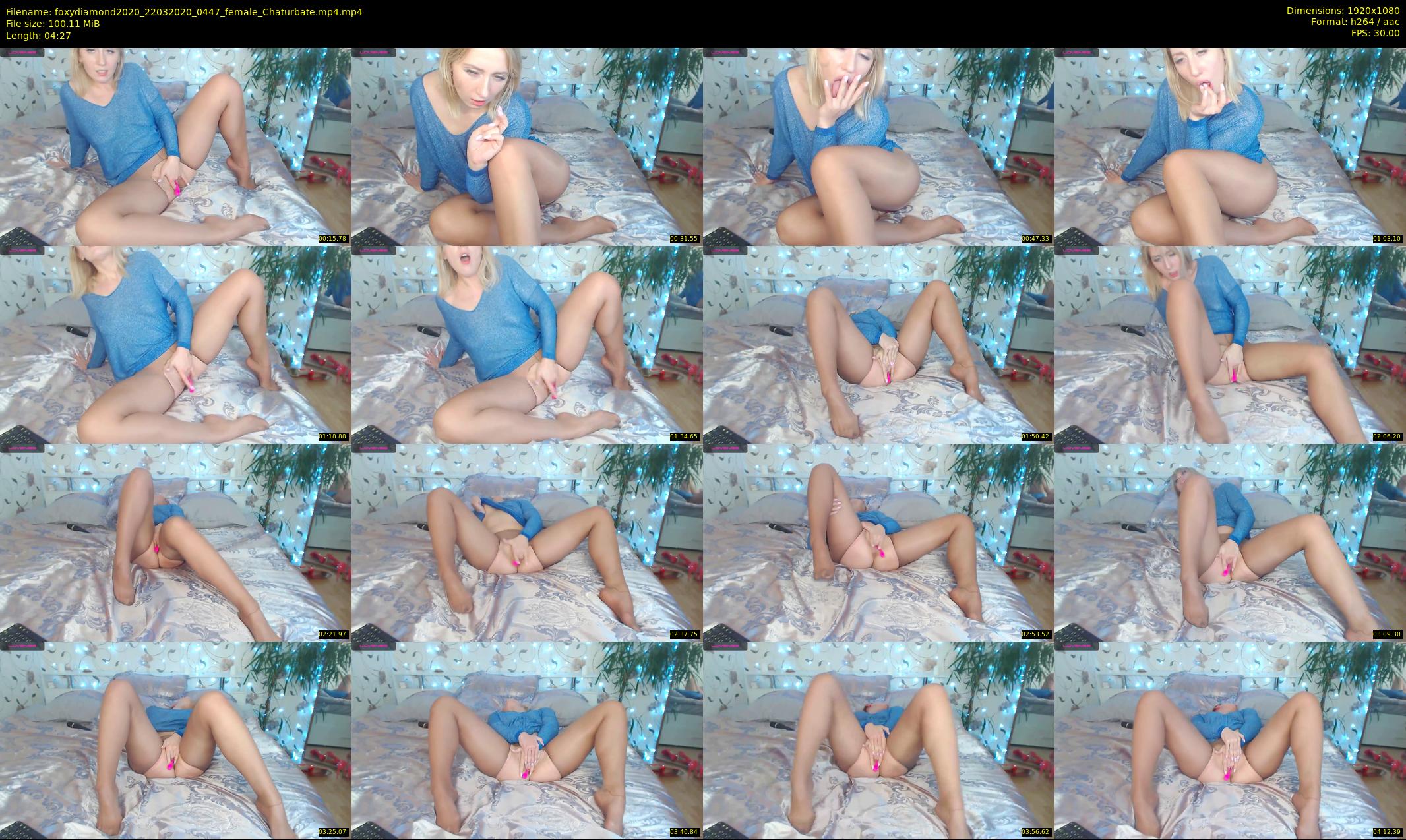 foxydiamond2020 — 5 minute Chaturbate female cam show recording, 1080p, Mar 22, 2020