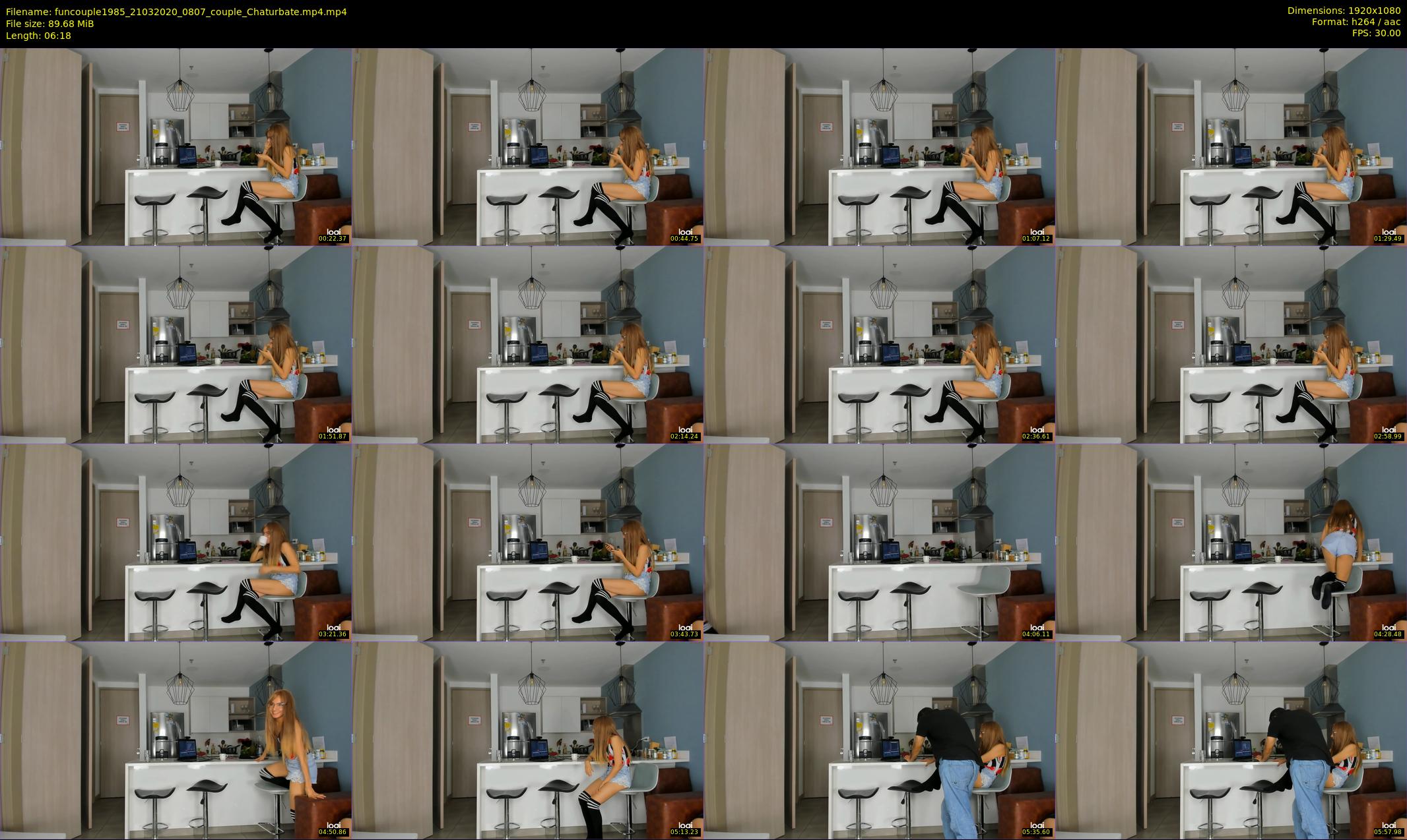 funcouple1985 — 7 minute Chaturbate couple cam show recording, 1080p, Mar 21, 2020