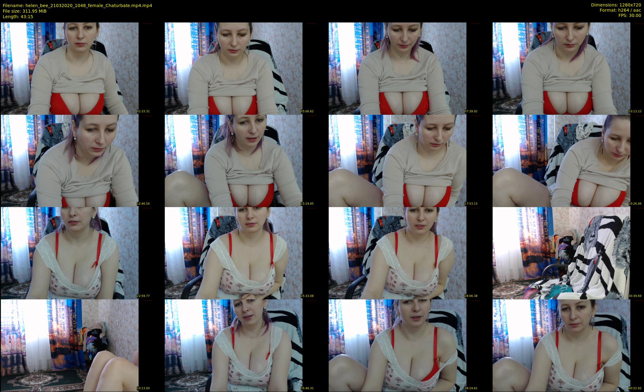 helen_bee — 44 minute Chaturbate female cam show recording, 720p, Mar 21, 2020