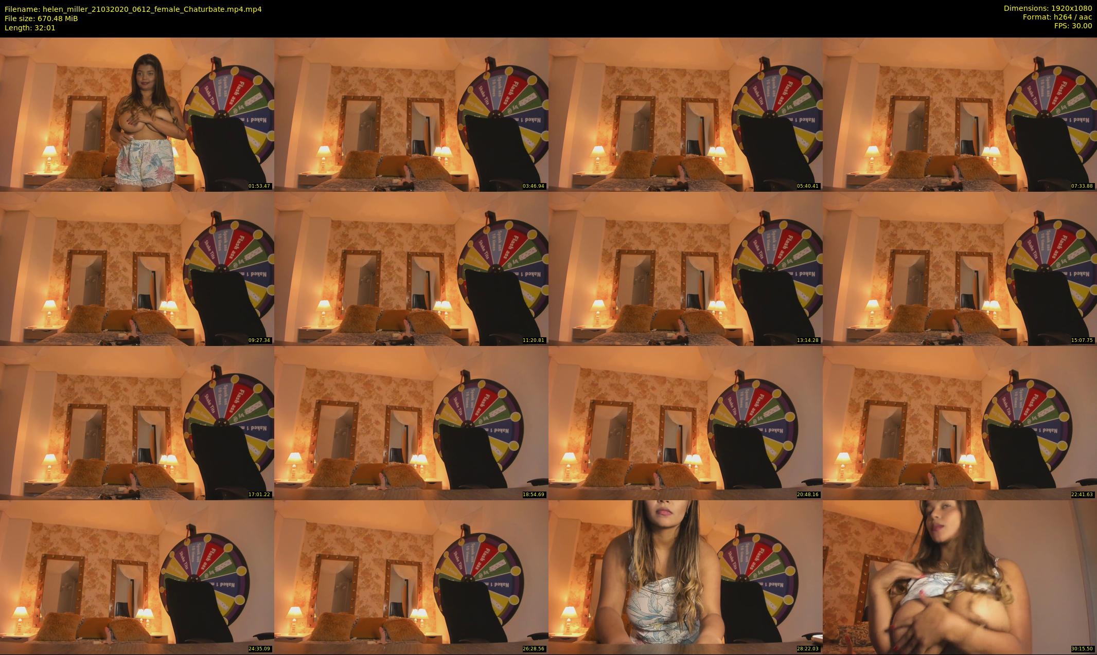 helen_miller — 33 minute Chaturbate female cam show recording, 1080p, Mar 21, 2020