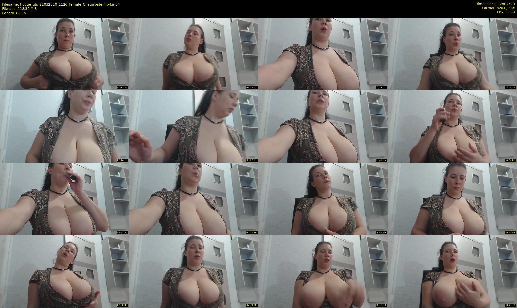hugge_tits — 10 minute Chaturbate female cam show recording, 720p, Mar 21, 2020