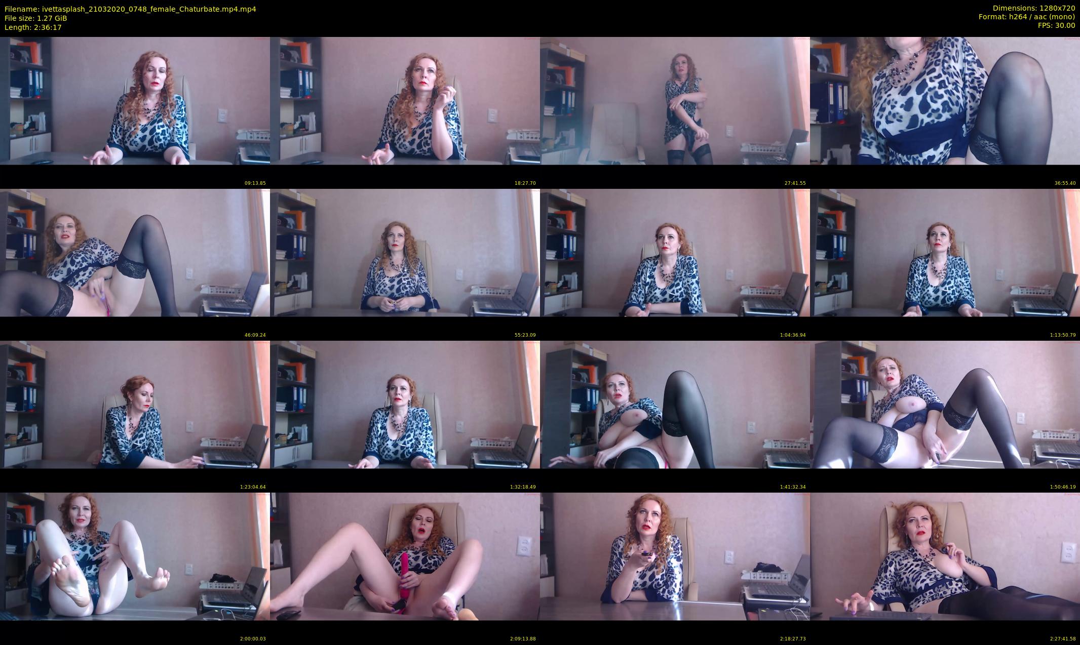 ivettasplash — 157 minute Chaturbate female cam show recording, 720p, Mar 21, 2020