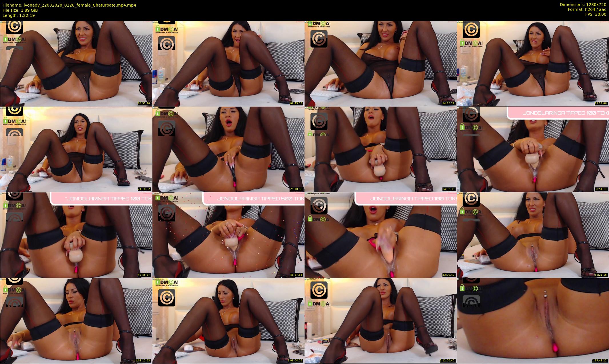 ivonady — 83 minute Chaturbate female cam show recording, 720p, Mar 22, 2020