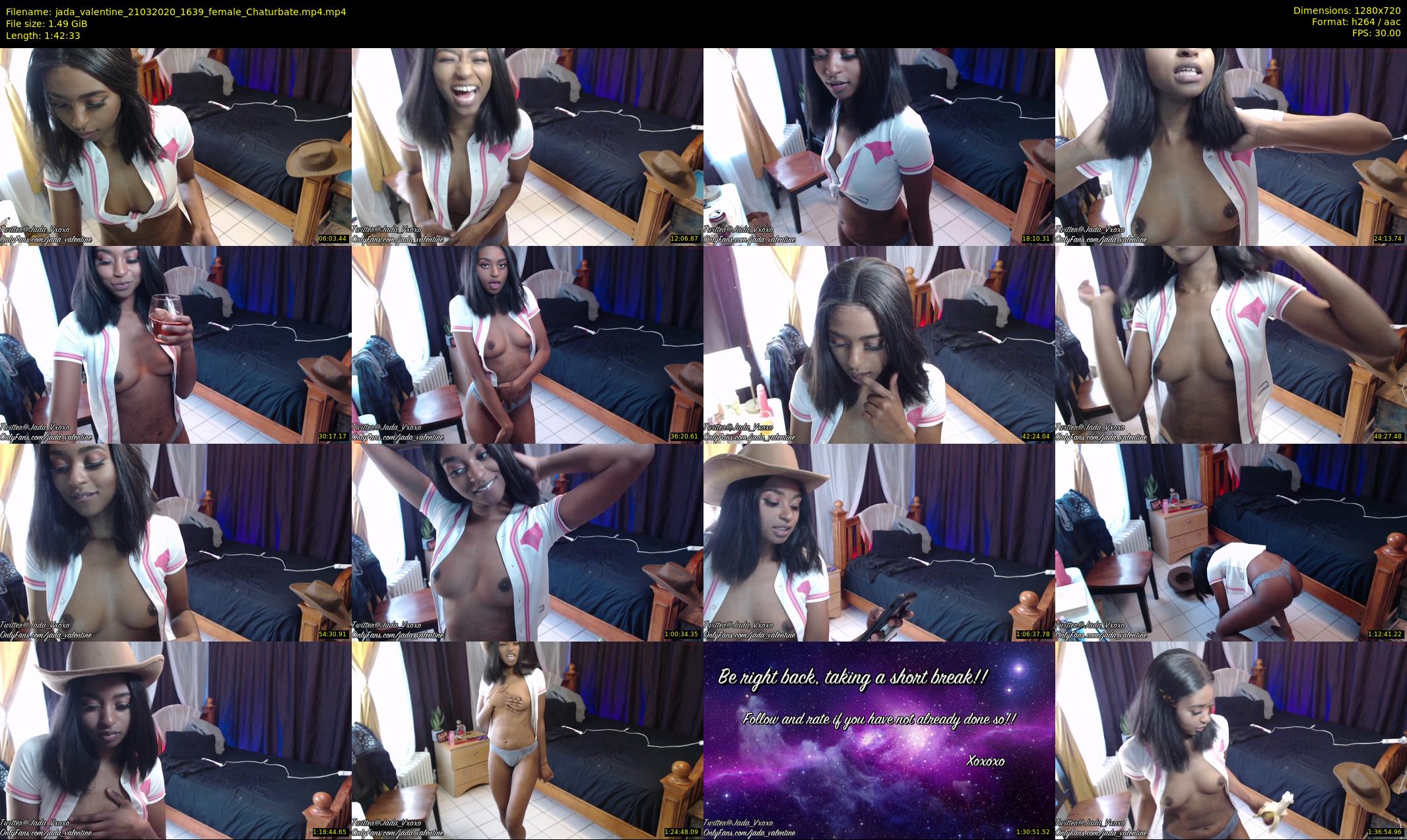 jada_valentine — 103 minute Chaturbate female cam show recording, 720p, Mar 21, 2020