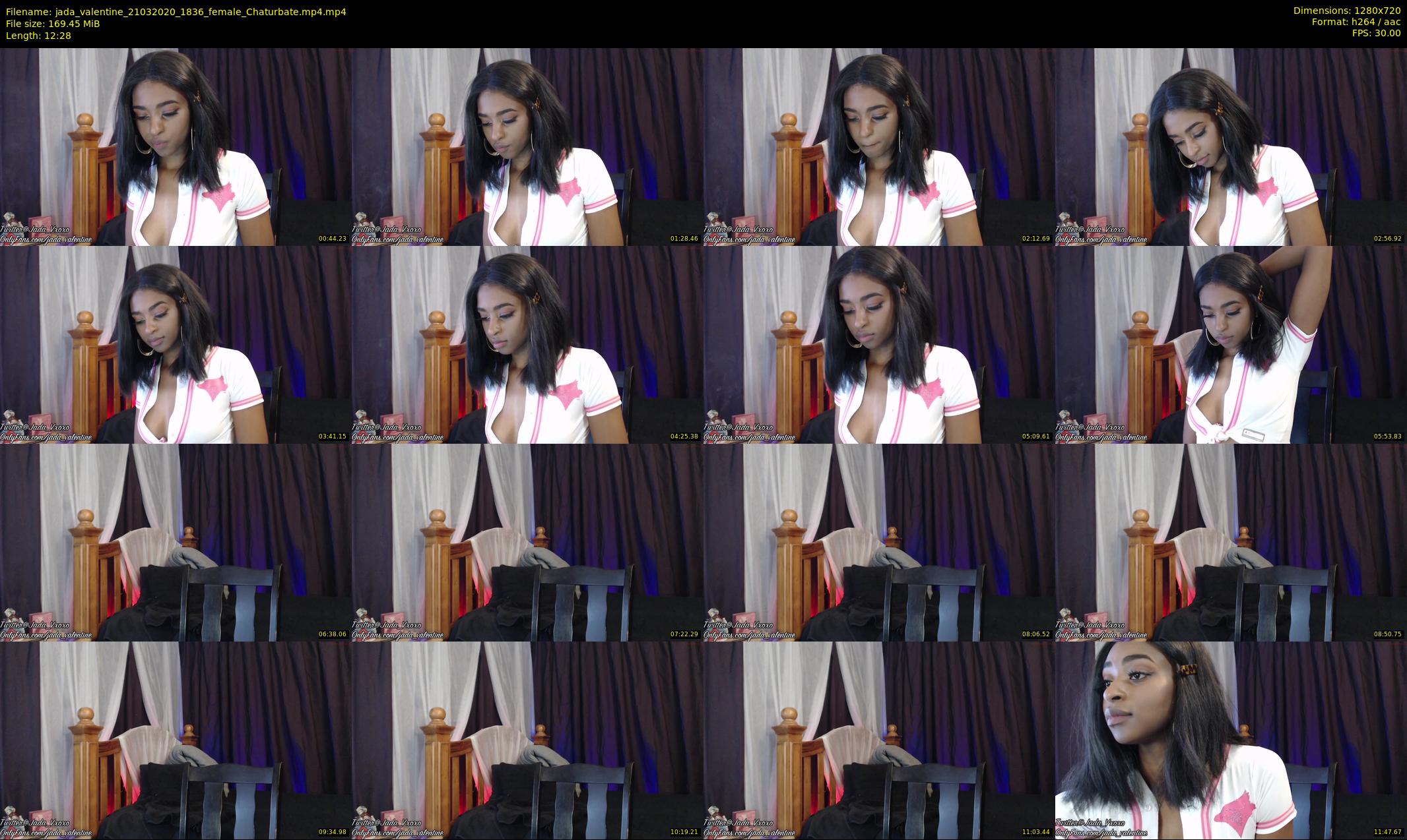 jada_valentine — 13 minute Chaturbate female cam show recording, 720p, Mar 21, 2020