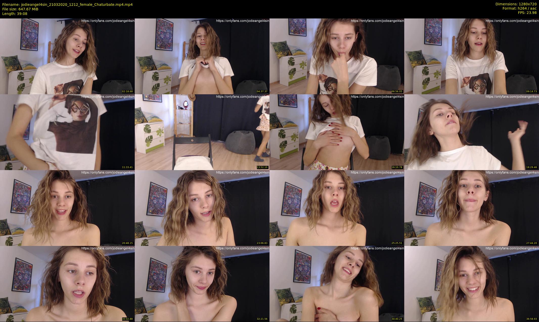 jodieangel4sin — 40 minute Chaturbate female cam show recording, 720p, Mar 21, 2020