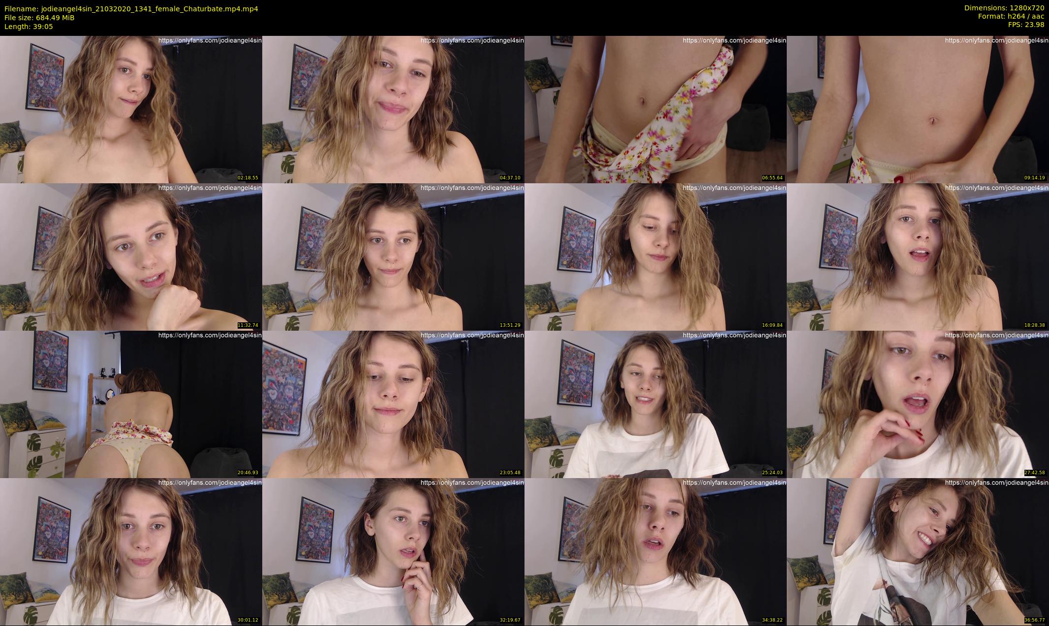 jodieangel4sin — 40 minute Chaturbate female cam show recording, 720p, Mar 21, 2020