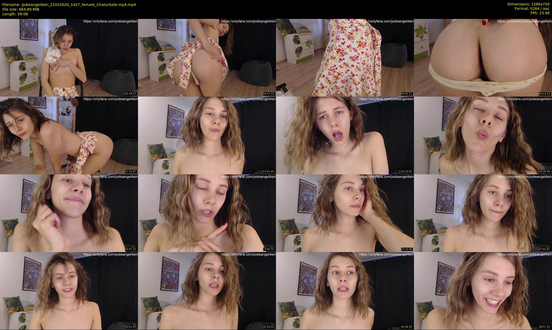 jodieangel4sin — 40 minute Chaturbate female cam show recording, 720p, Mar 21, 2020