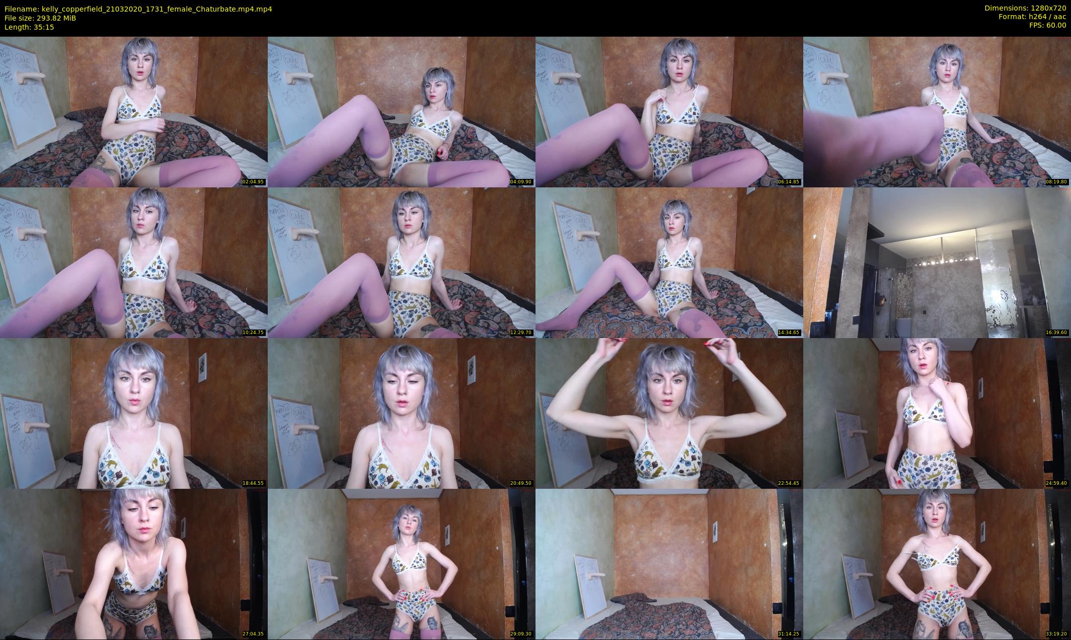 kelly_copperfield — 36 minute Chaturbate female cam show recording, 720p, Mar 21, 2020