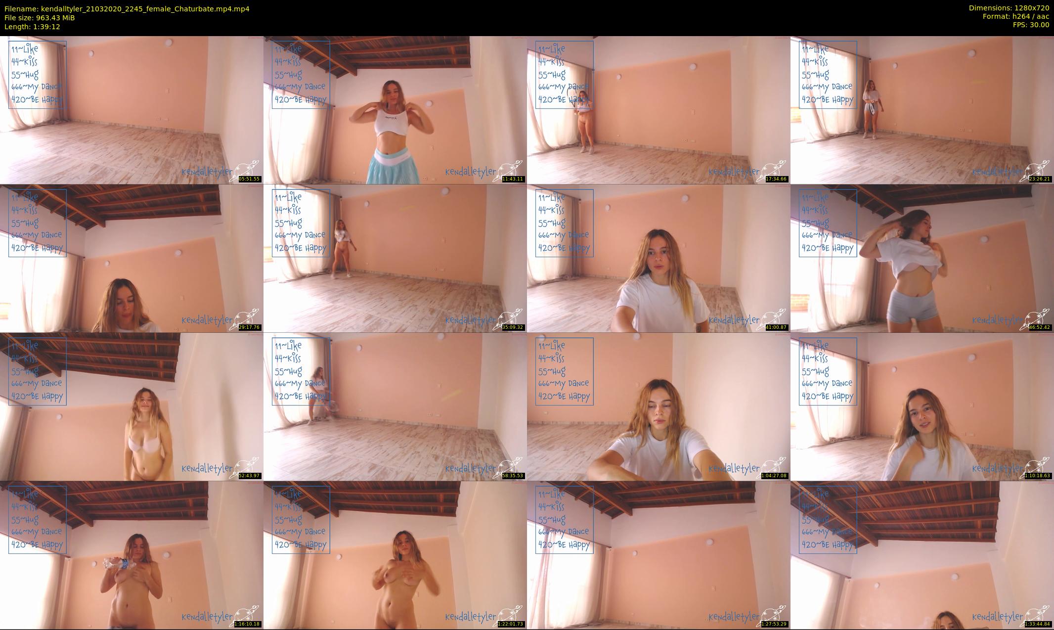 kendalltyler — 100 minute Chaturbate female cam show recording, 720p, Mar 21, 2020