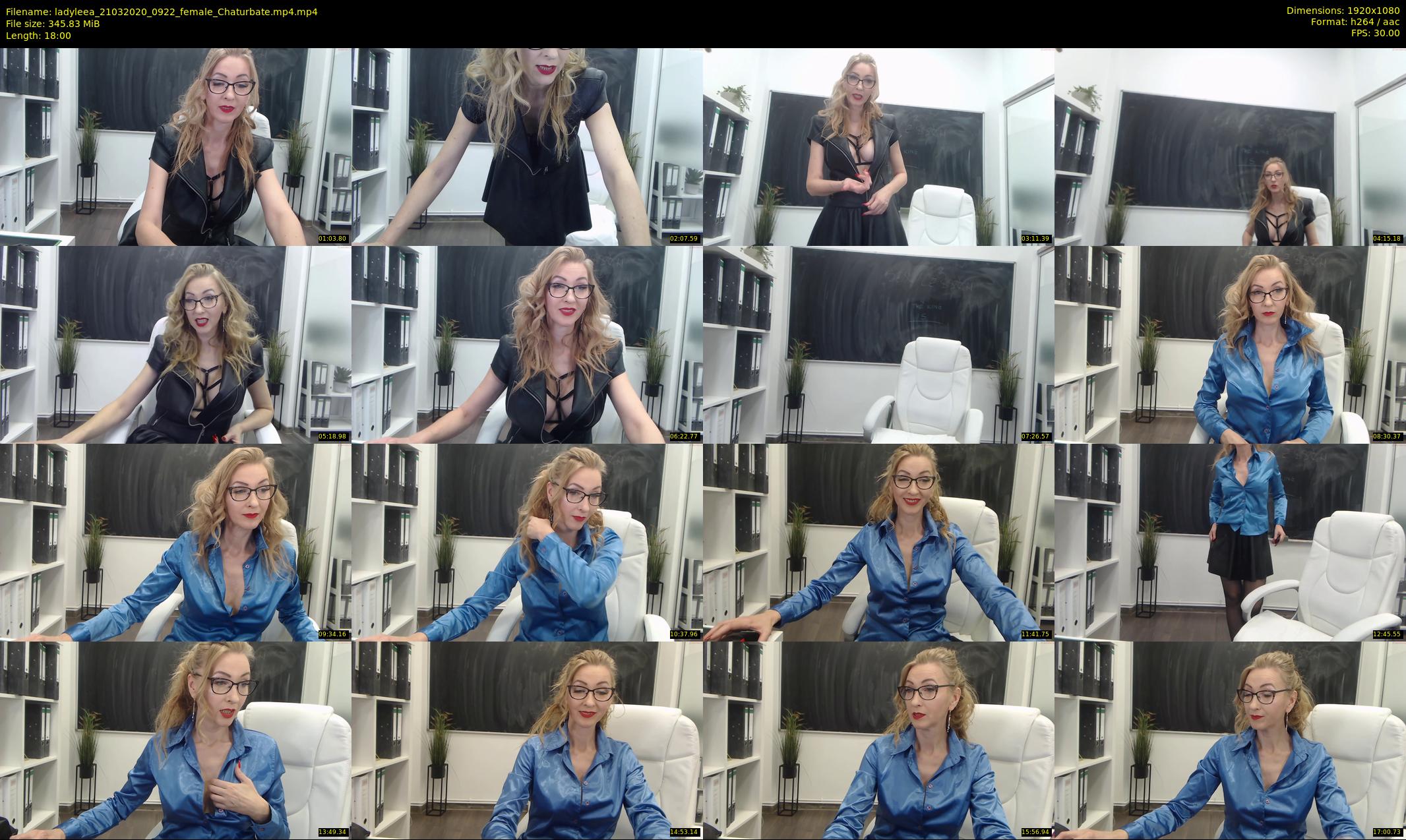 ladyleea — 18 minute Chaturbate female cam show recording, 1080p, Mar 21, 2020