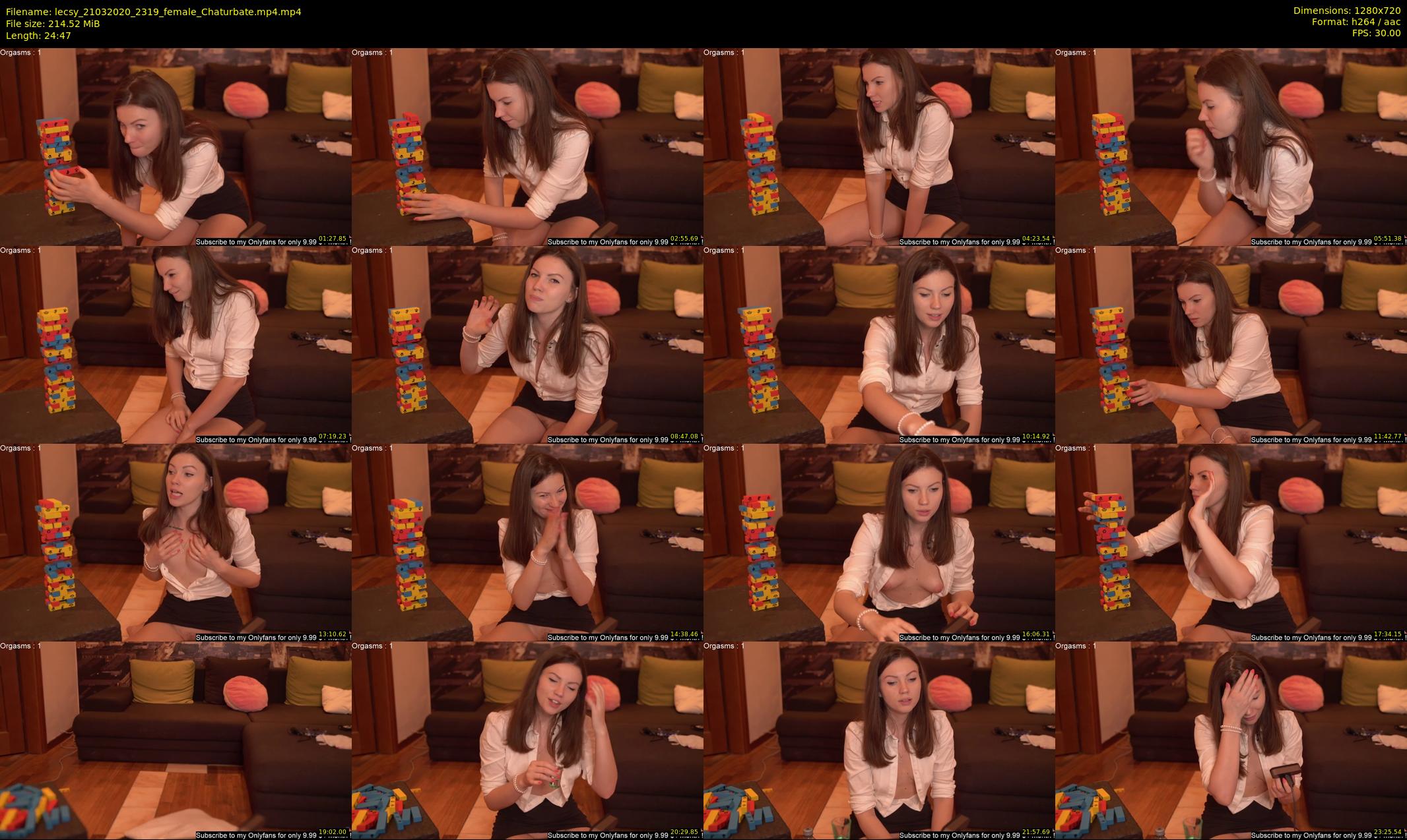 lecsy — 25 minute Chaturbate female cam show recording, 720p, Mar 21, 2020