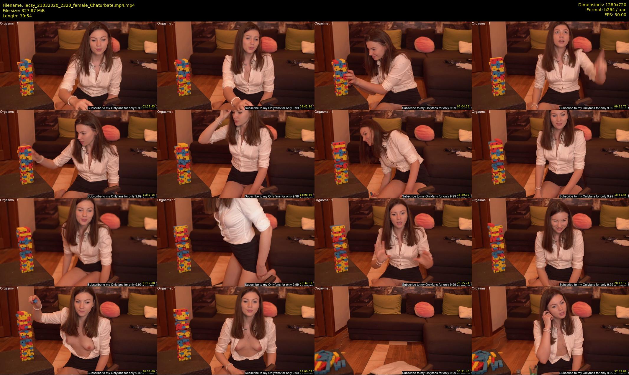 lecsy — 40 minute Chaturbate female cam show recording, 720p, Mar 21, 2020