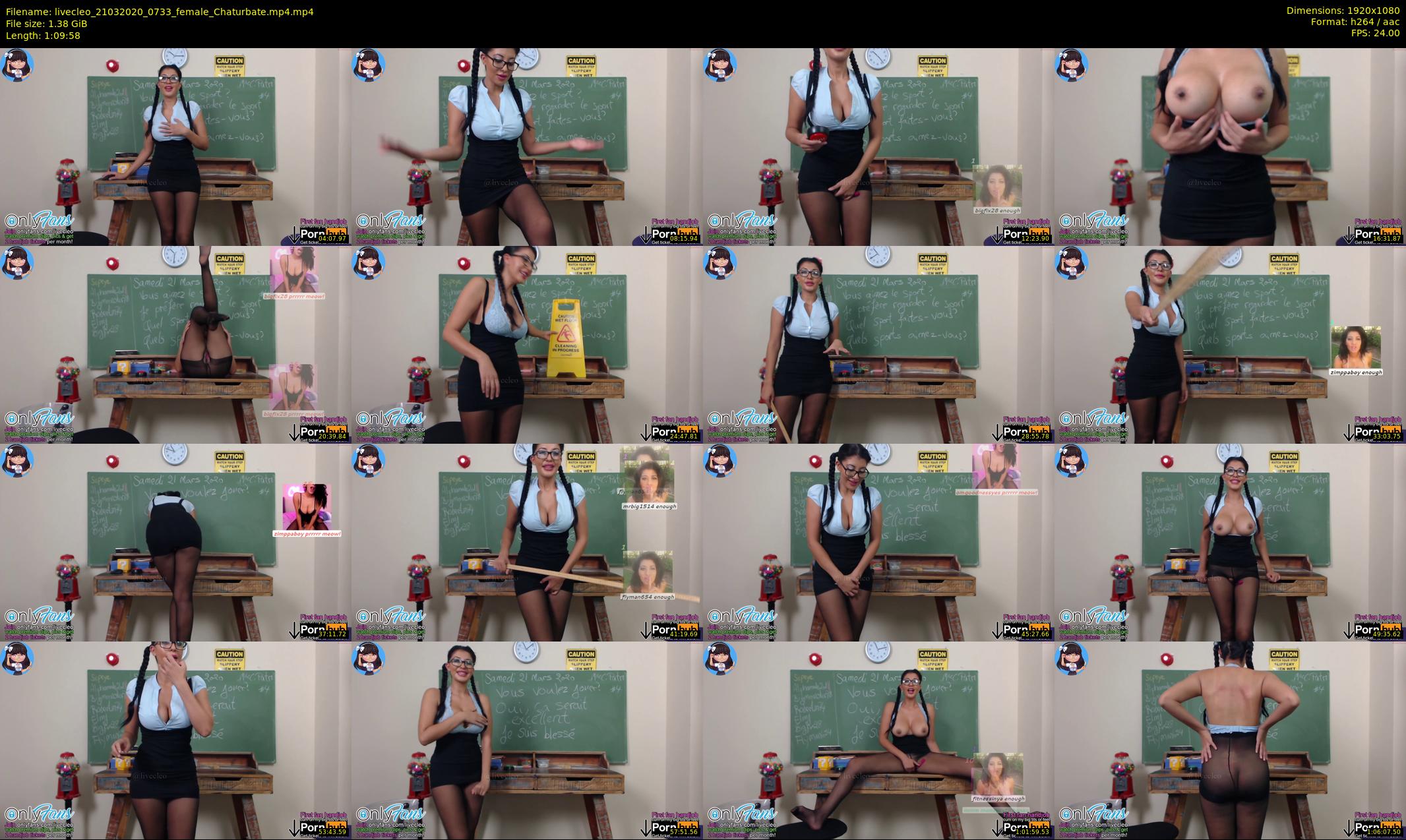 livecleo — 70 minute Chaturbate female cam show recording, 1080p, Mar 21, 2020