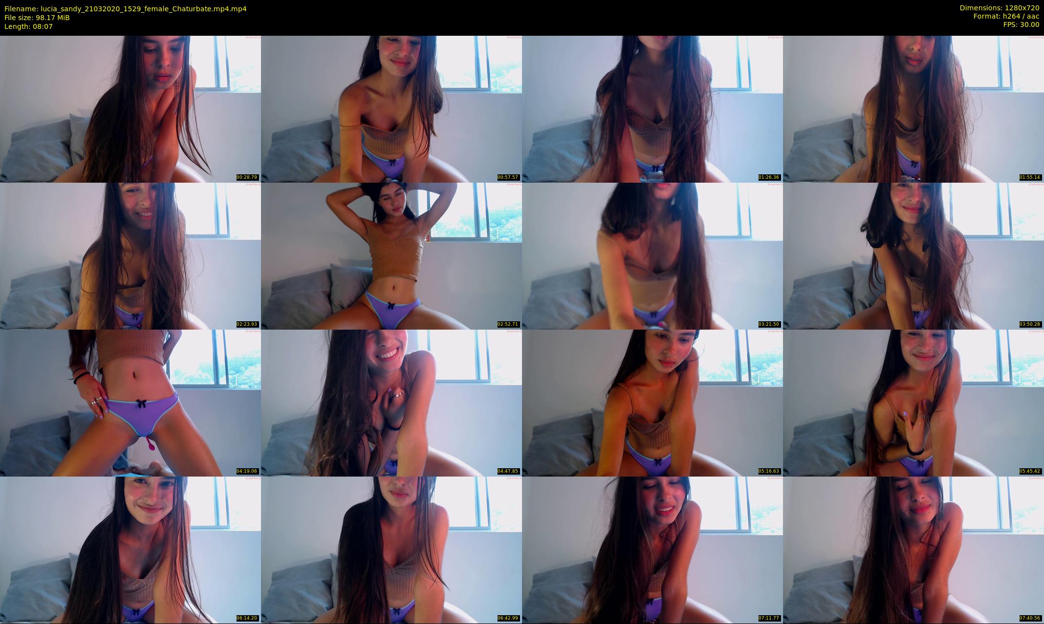 lucia_sandy — 9 minute Chaturbate female cam show recording, 720p, Mar 21, 2020
