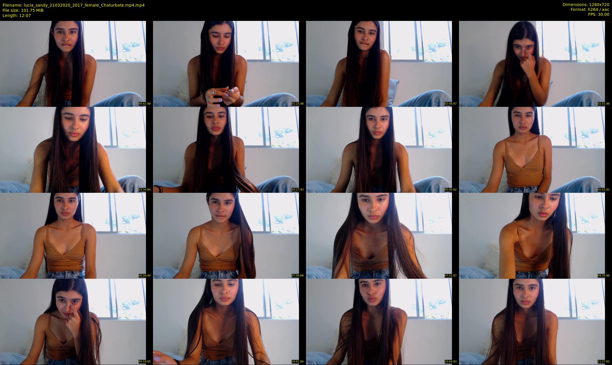lucia_sandy — 13 minute Chaturbate female cam show recording, 720p, Mar 21, 2020