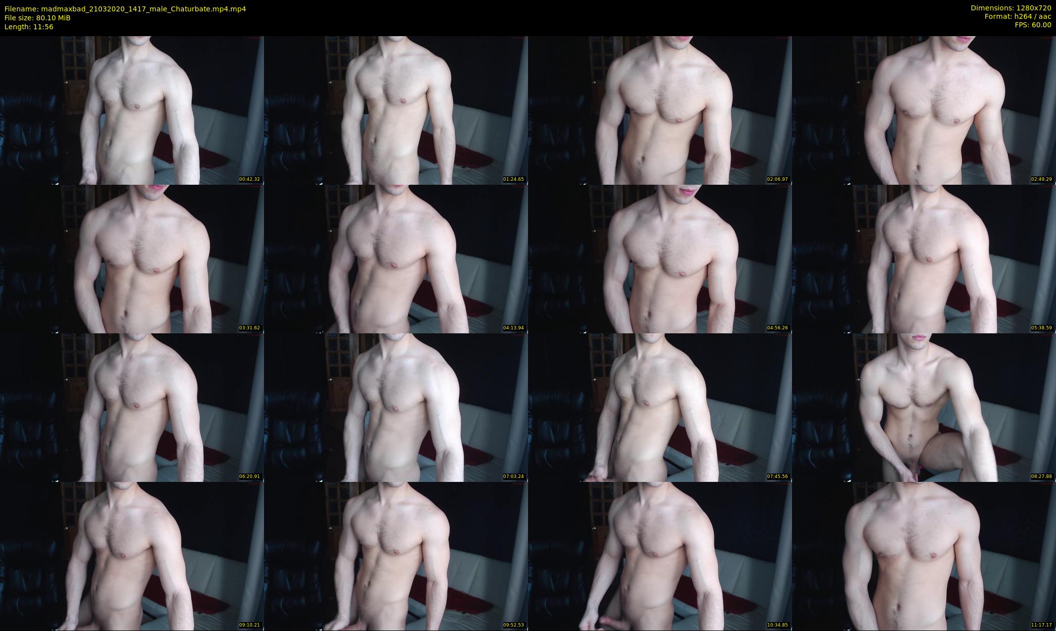 madmaxbad — 12 minute Chaturbate male cam show recording, 720p, Mar 21, 2020