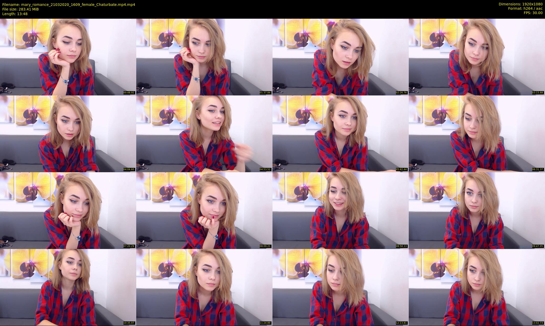 mary_romance — 14 minute Chaturbate female cam show recording, 1080p, Mar 21, 2020
