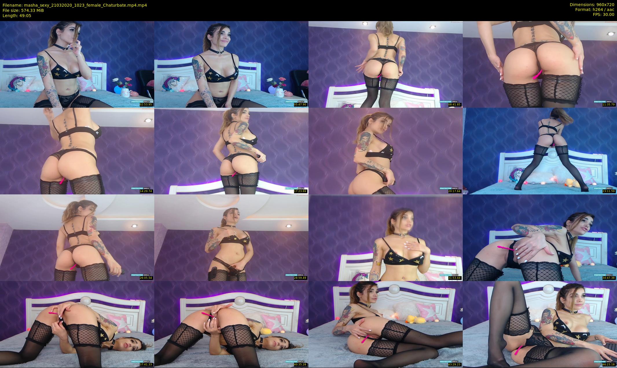 masha_sexy — 50 minute Chaturbate female cam show recording, 720p, Mar 21, 2020