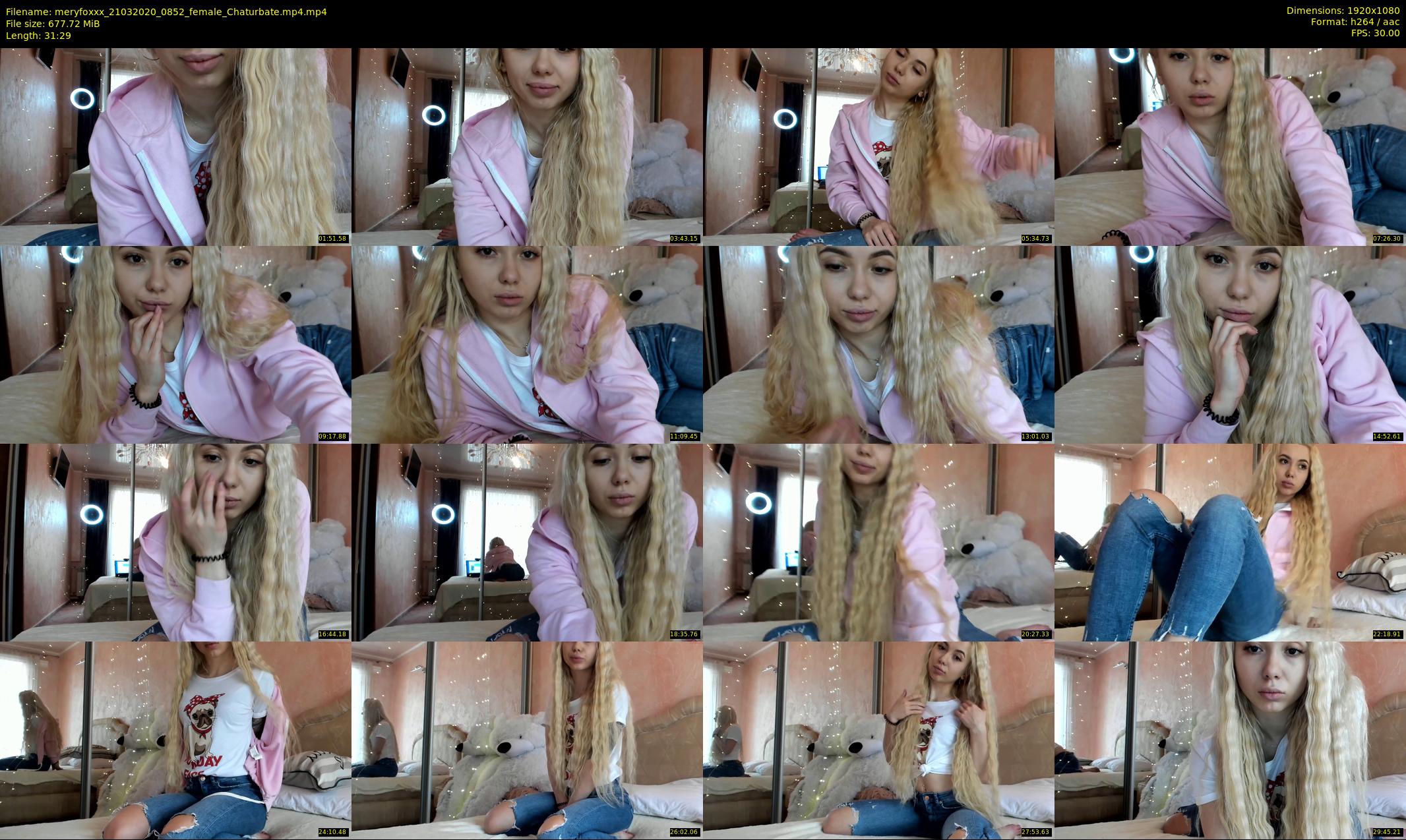 meryfoxxx — 32 minute Chaturbate female cam show recording, 1080p, Mar 21, 2020