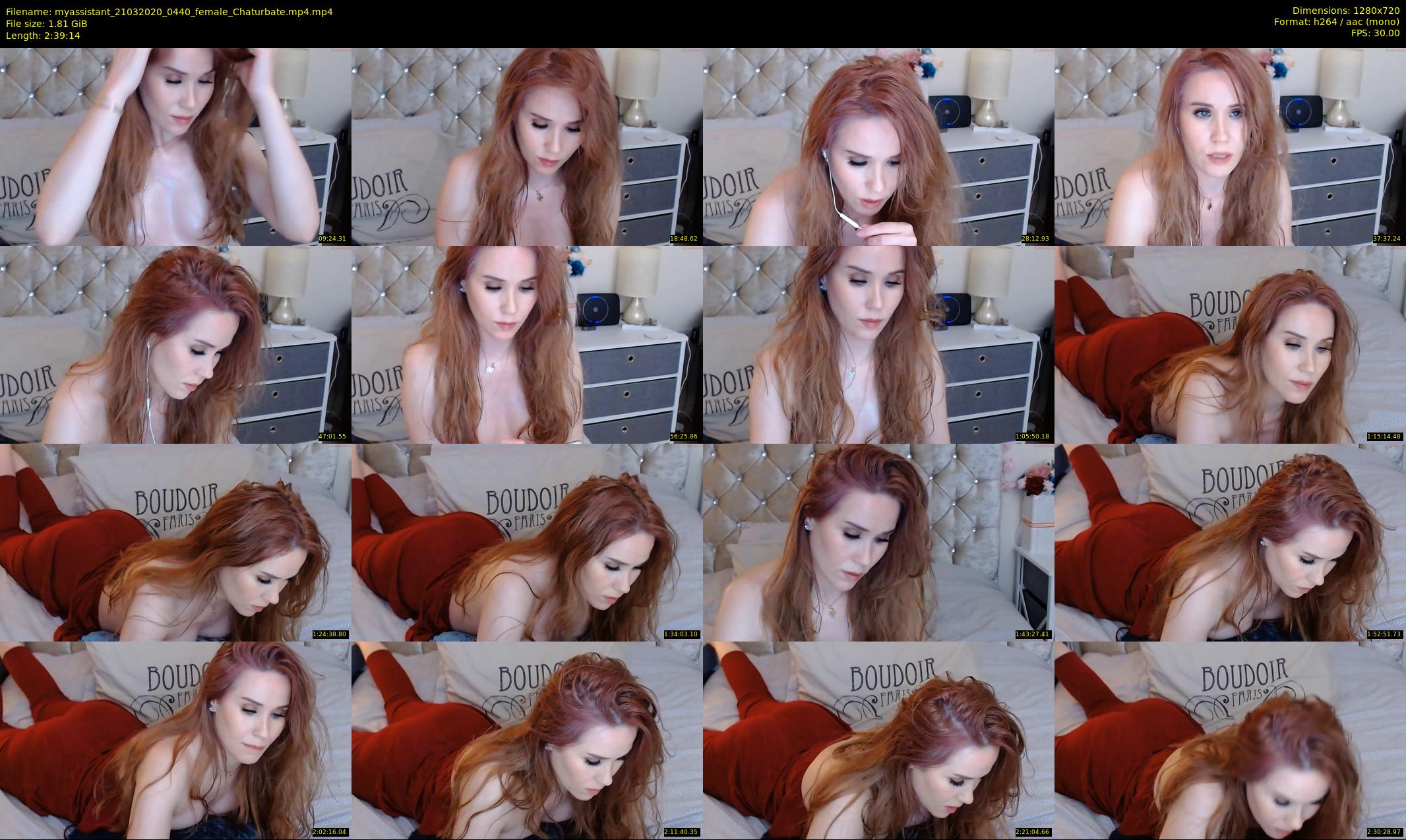 myassistant — 160 minute Chaturbate female cam show recording, 720p, Mar 21, 2020