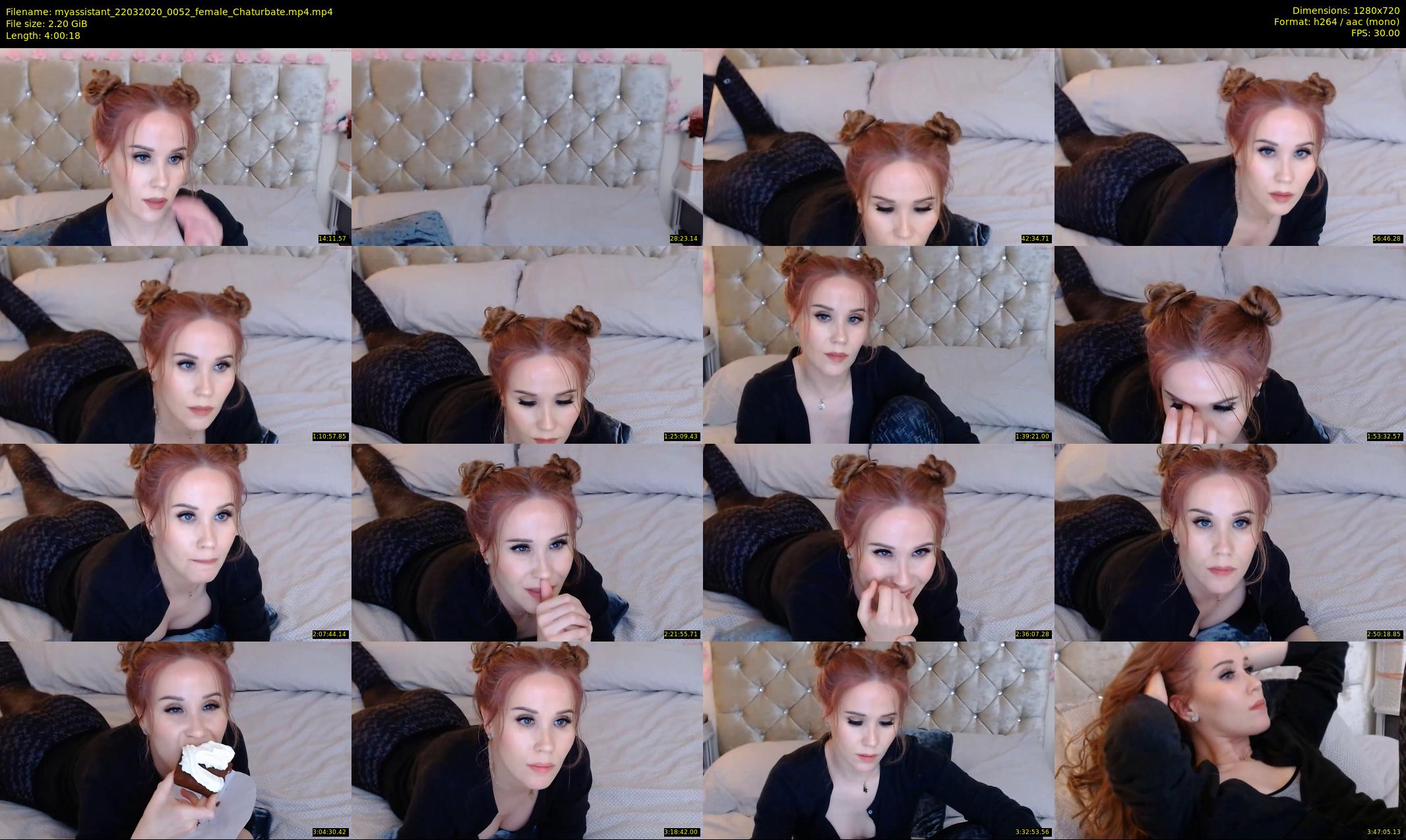 myassistant — 241 minute Chaturbate female cam show recording, 720p, Mar 22, 2020