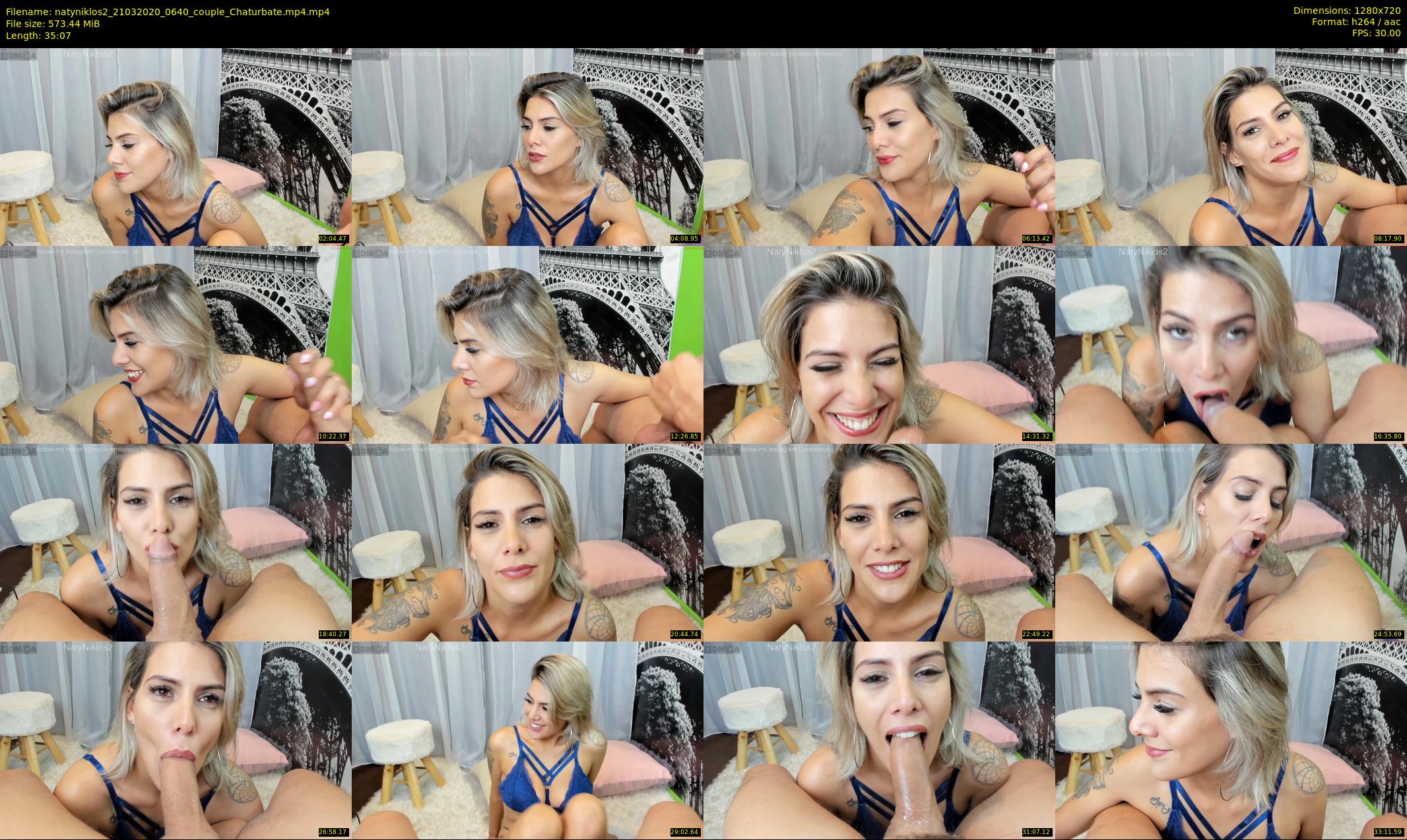 natyniklos2 — 36 minute Chaturbate couple cam show recording, 720p, Mar 21, 2020