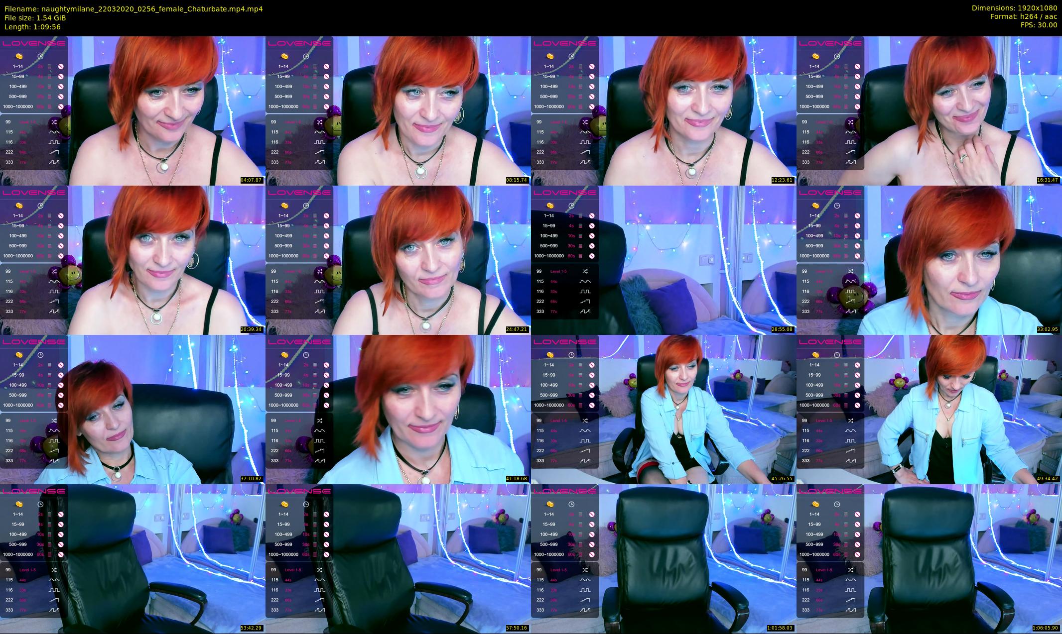 naughtymilane — 70 minute Chaturbate female cam show recording, 1080p, Mar 22, 2020