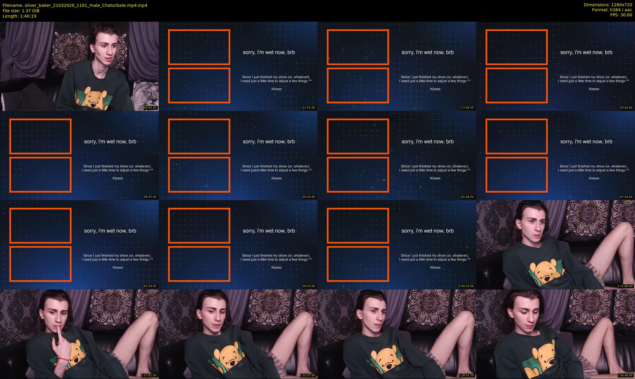 oliver_baker — 101 minute Chaturbate male cam show recording, 720p, Mar 21, 2020