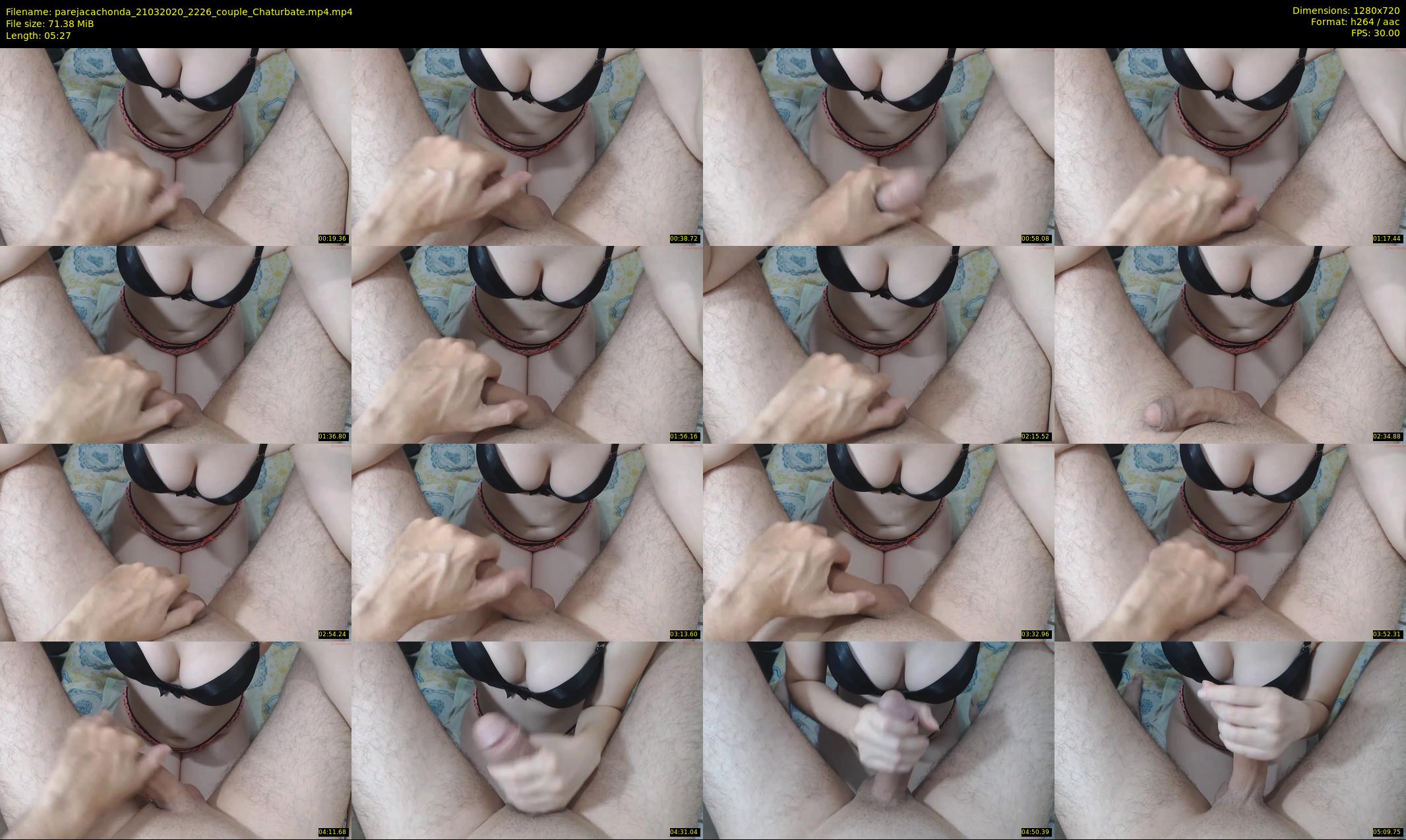 parejacachonda — 6 minute Chaturbate couple cam show recording, 720p, Mar 21, 2020