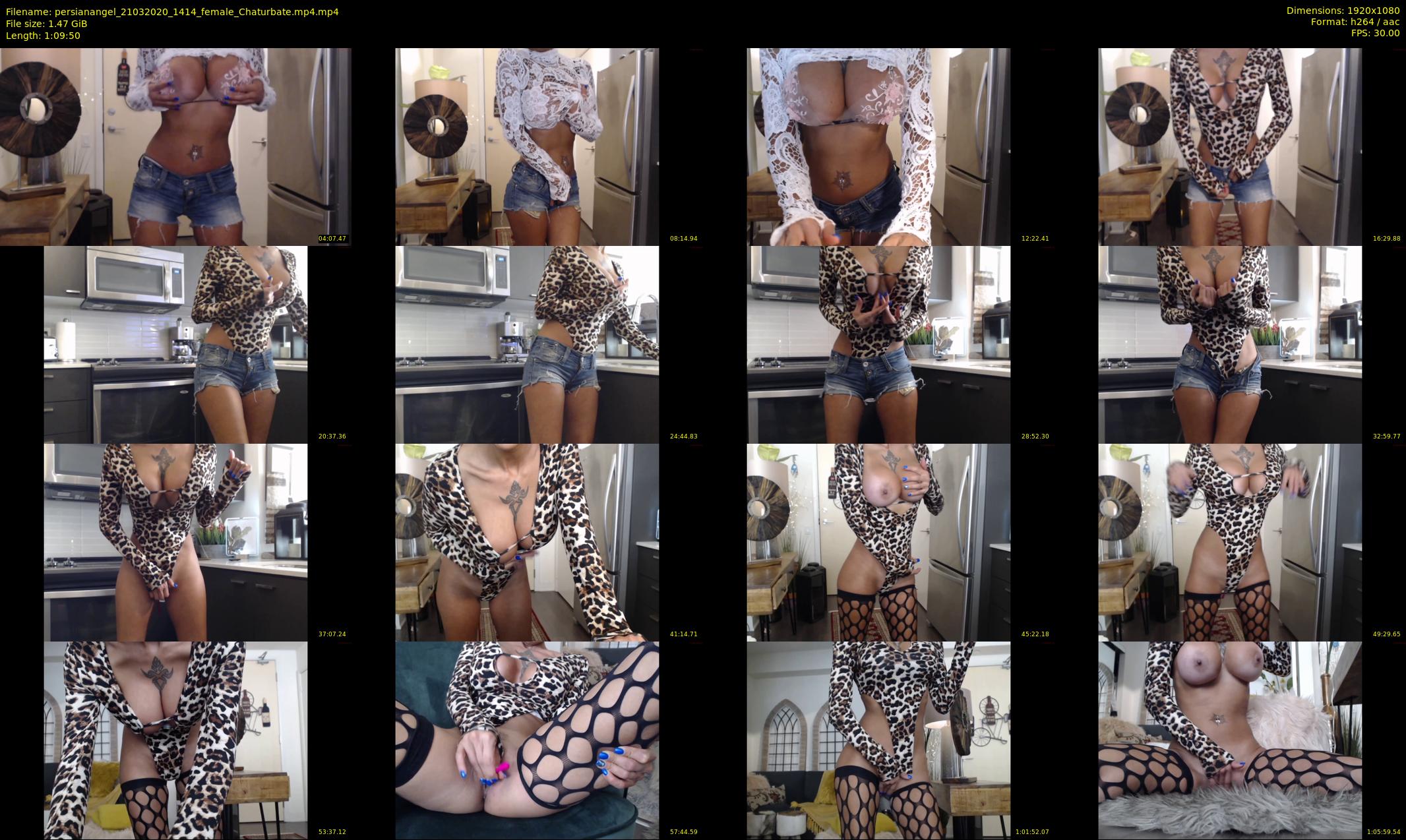 persianangel — 70 minute Chaturbate female cam show recording, 1080p, Mar 21, 2020