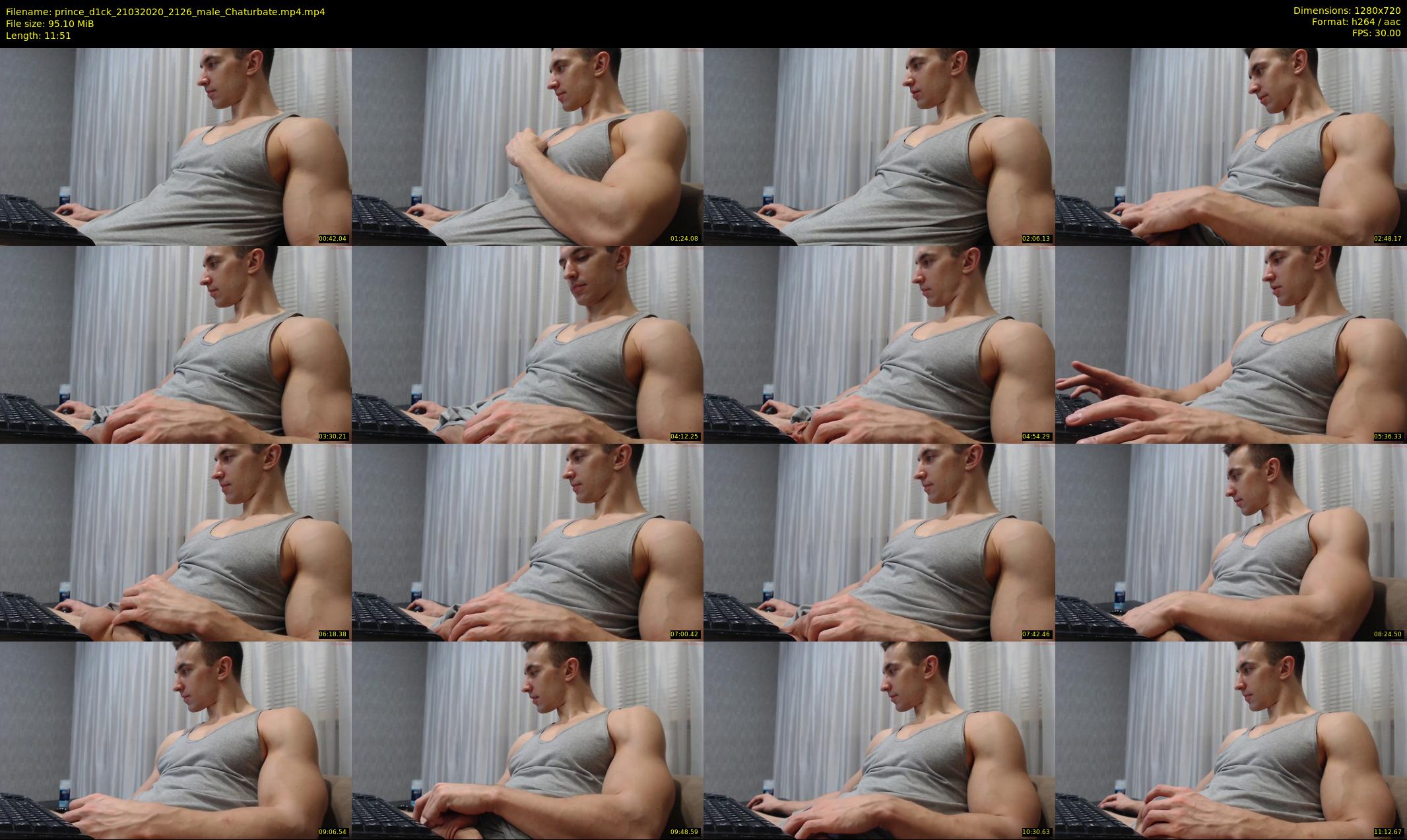 prince_d1ck — 12 minute Chaturbate male cam show recording, 720p, Mar 21, 2020