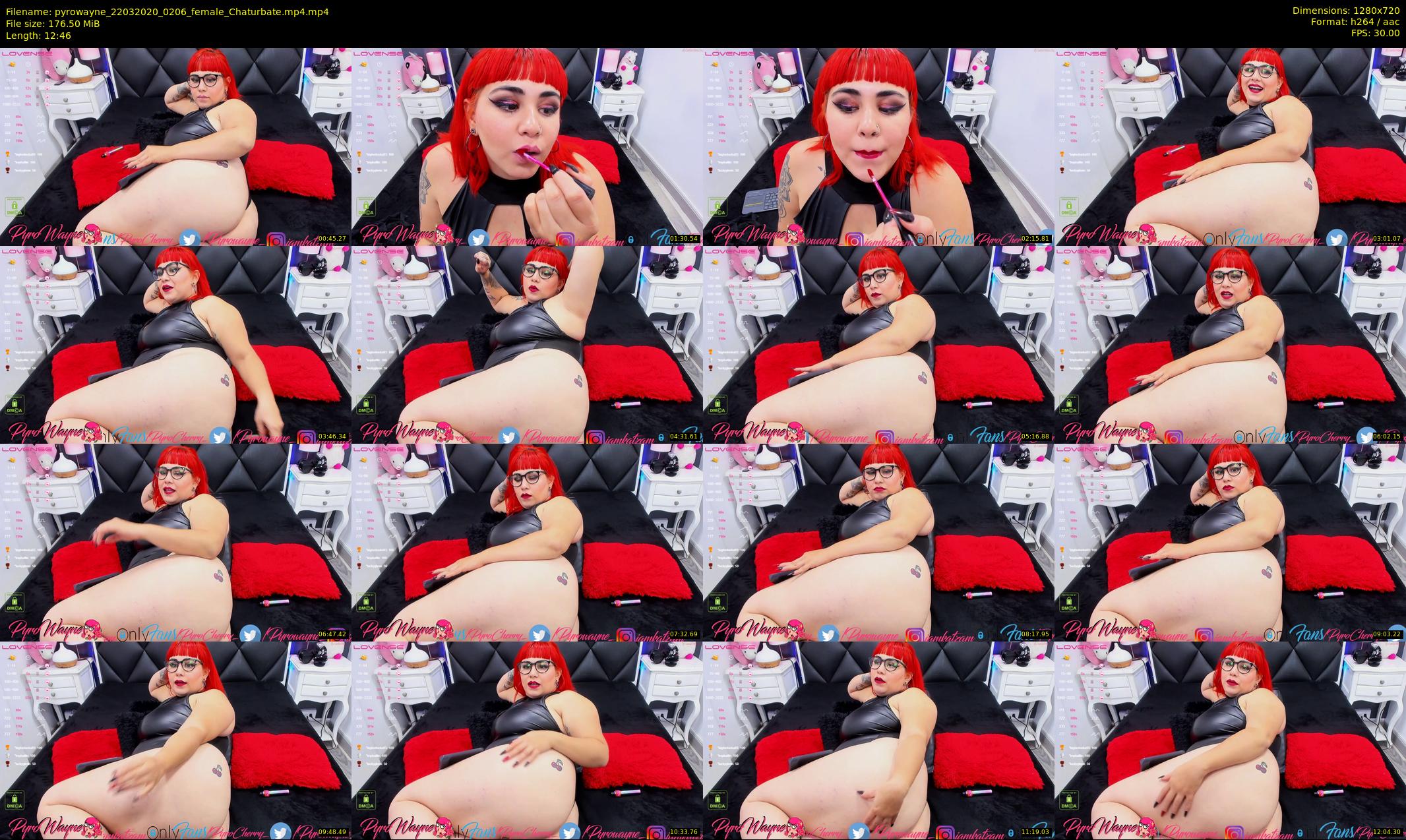 pyrowayne — 13 minute Chaturbate female cam show recording, 720p, Mar 22, 2020