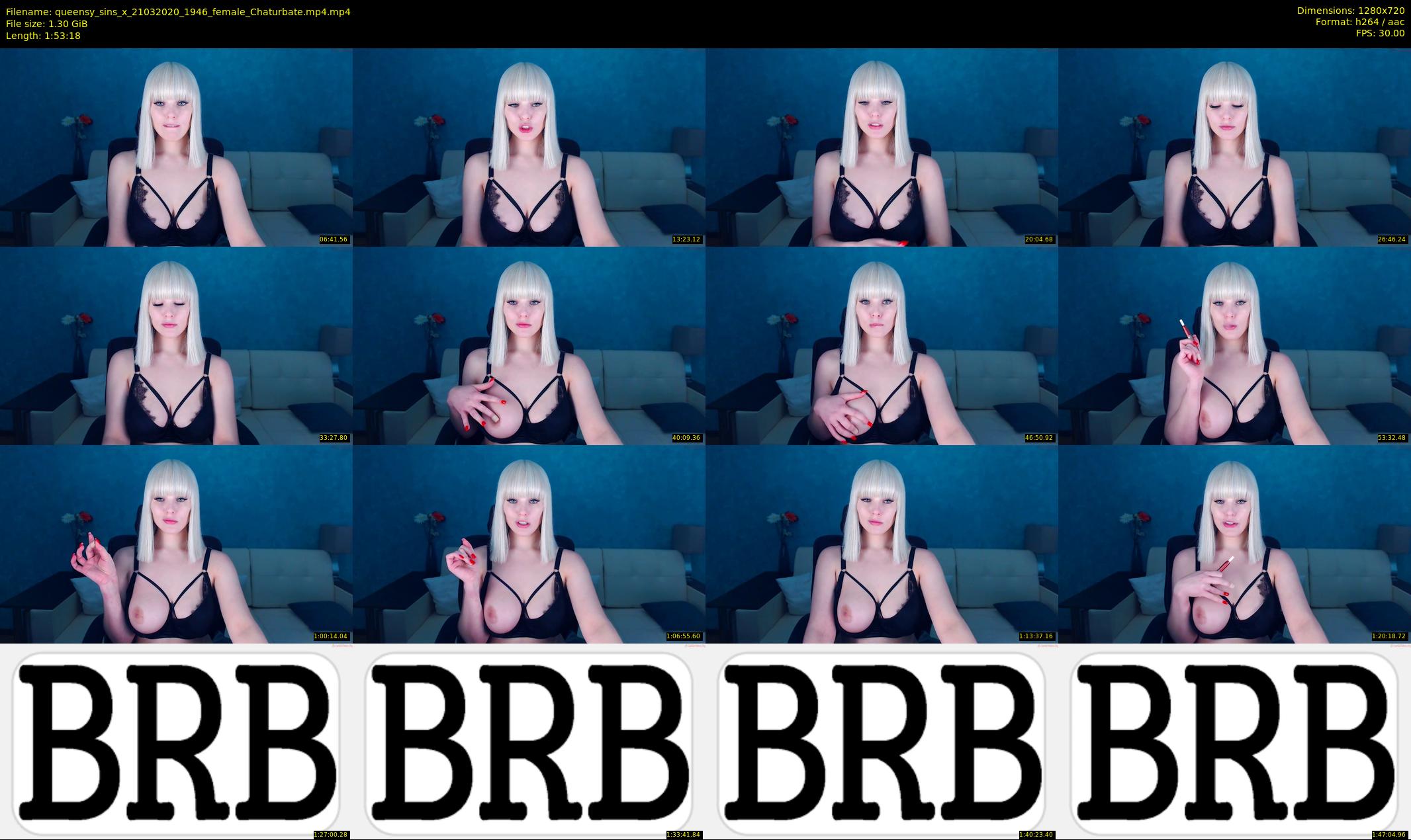 queensy_sins_x — 114 minute Chaturbate female cam show recording, 720p, Mar 21, 2020