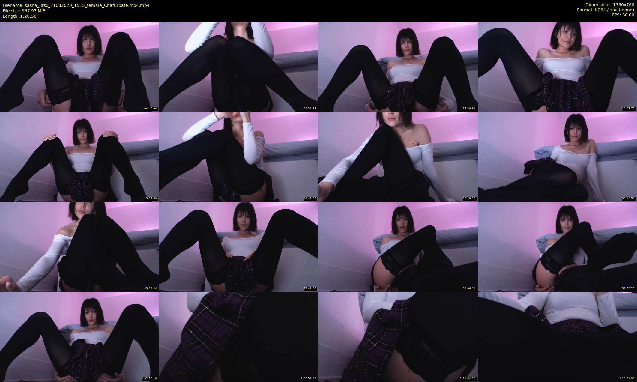 sasha_ursx — 81 minute Chaturbate female cam show recording, 720p, Mar 21, 2020