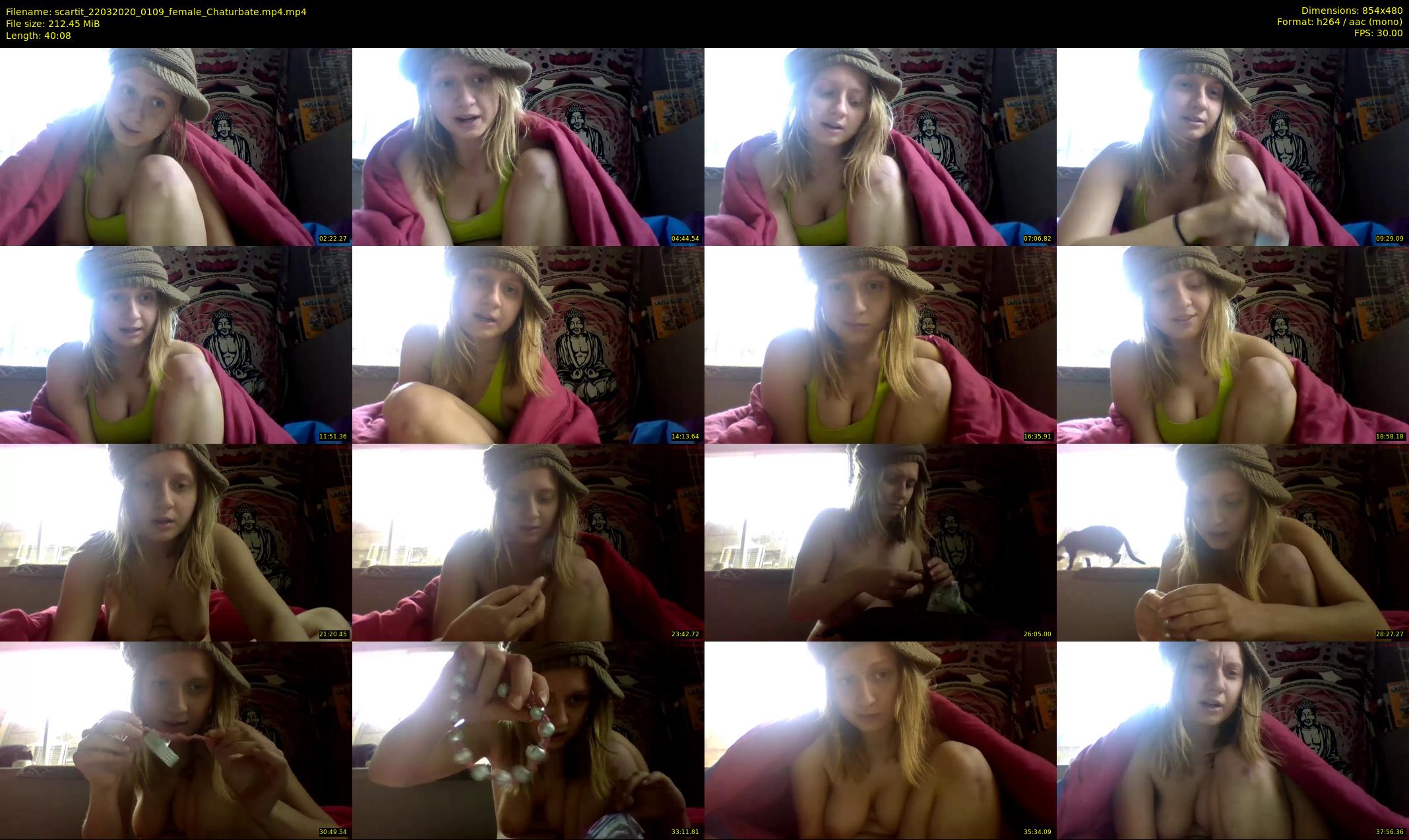 scartit — 41 minute Chaturbate female cam show recording, 480p, Mar 22, 2020
