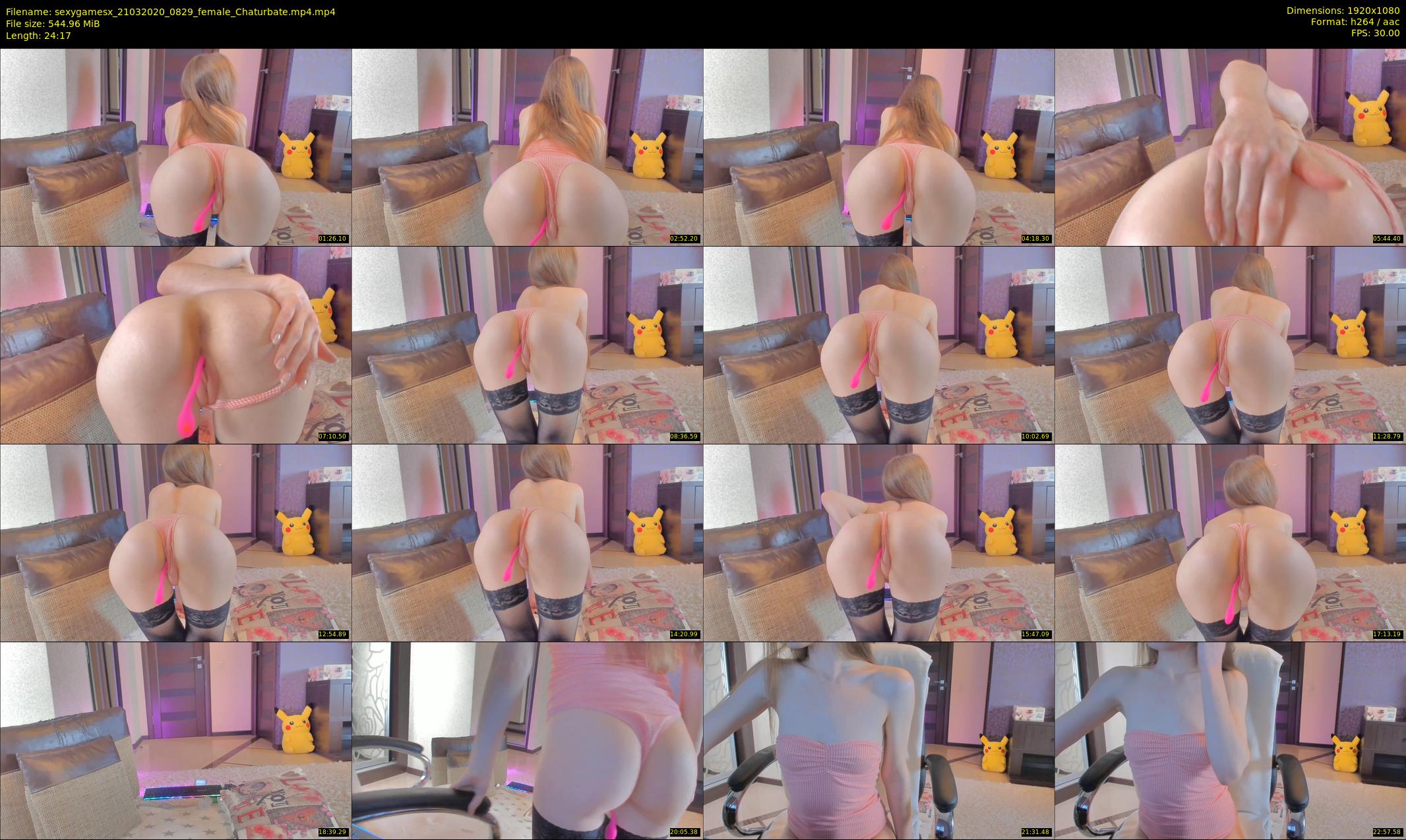 sexygamesx — 25 minute Chaturbate female cam show recording, 1080p, Mar 21, 2020
