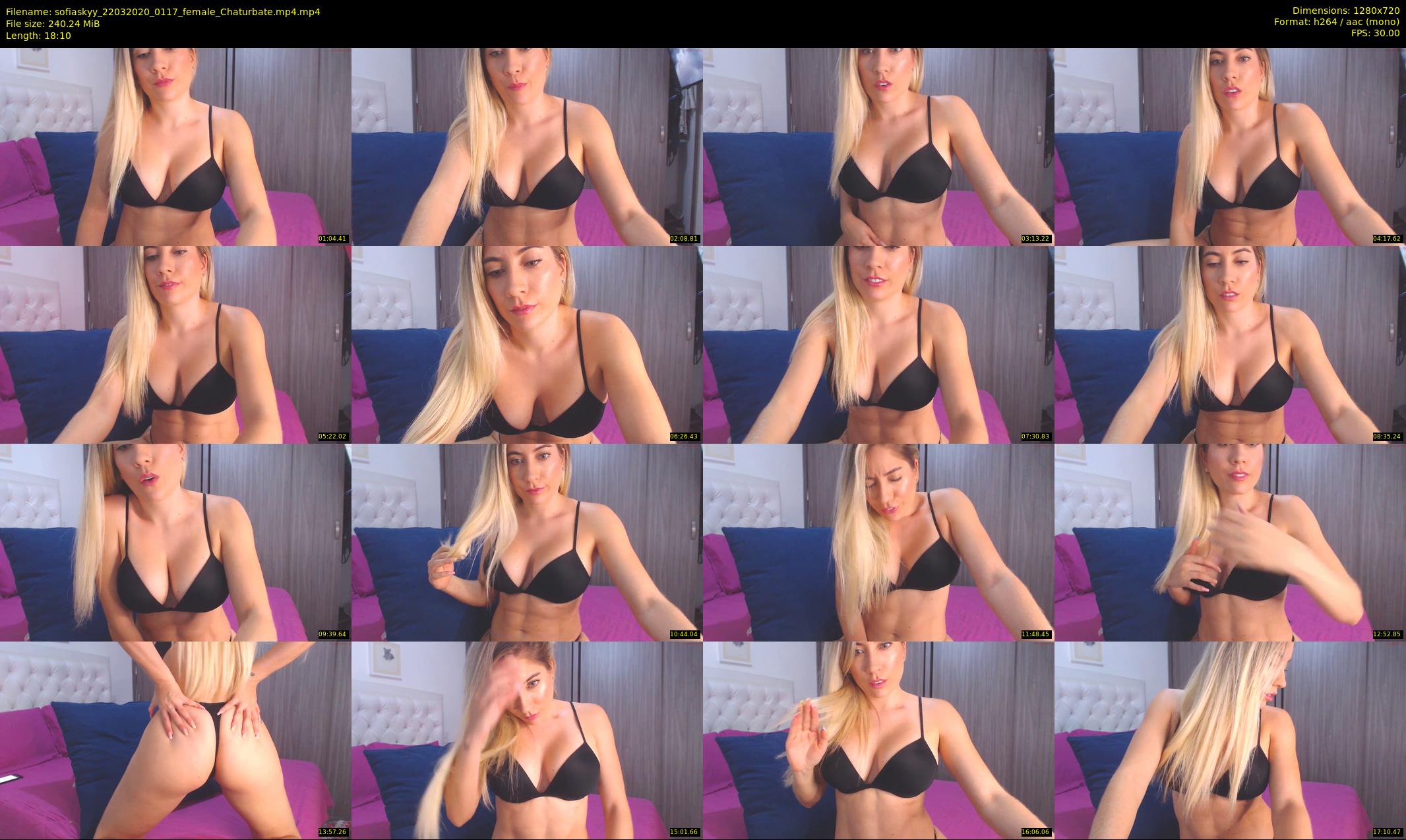 sofiaskyy — 19 minute Chaturbate female cam show recording, 720p, Mar 22, 2020