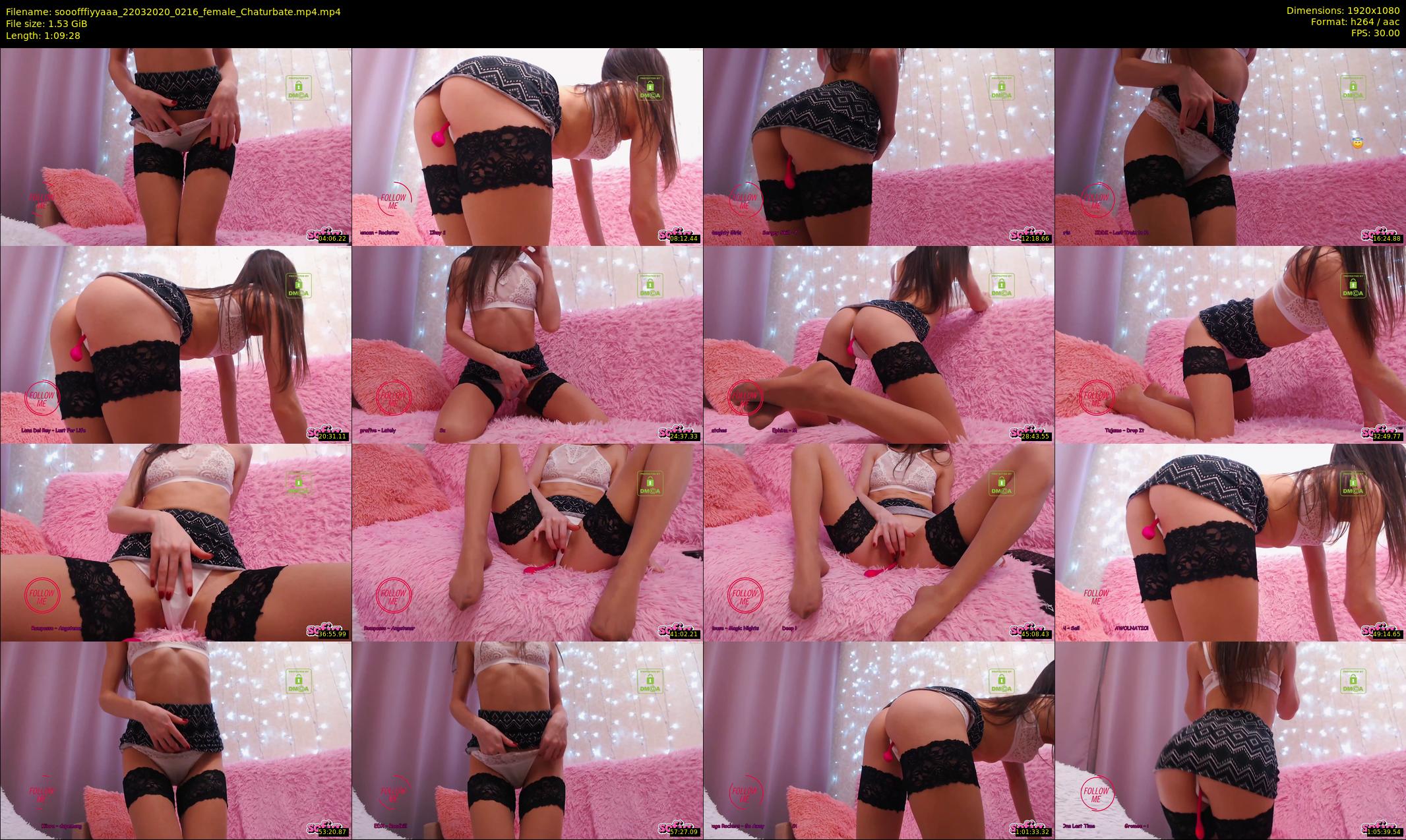 sooofffiyyaaa — 70 minute Chaturbate female cam show recording, 1080p, Mar 22, 2020