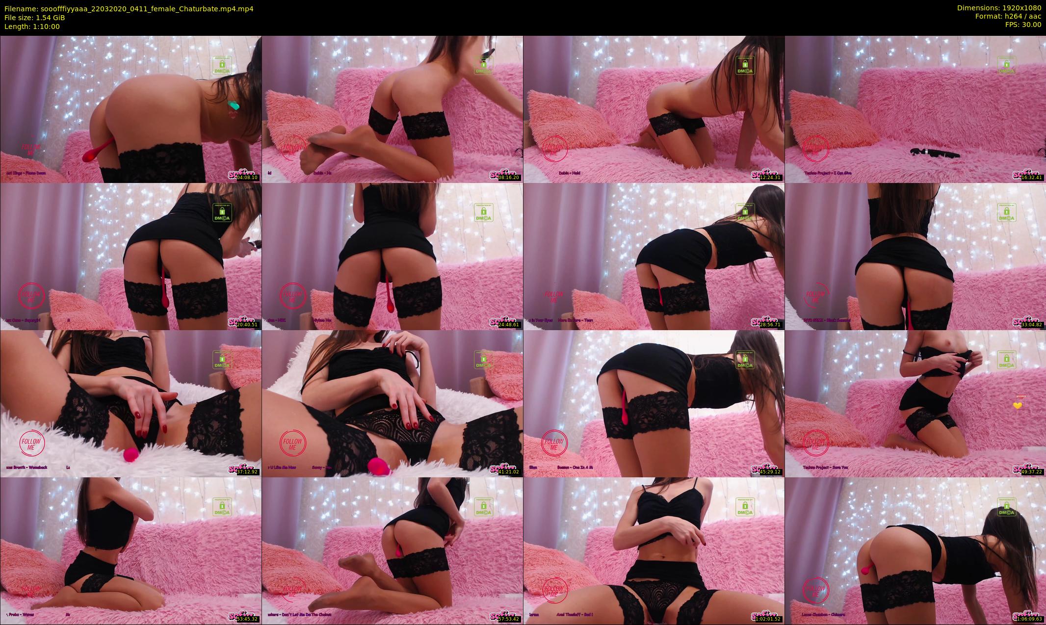 sooofffiyyaaa — 70 minute Chaturbate female cam show recording, 1080p, Mar 22, 2020
