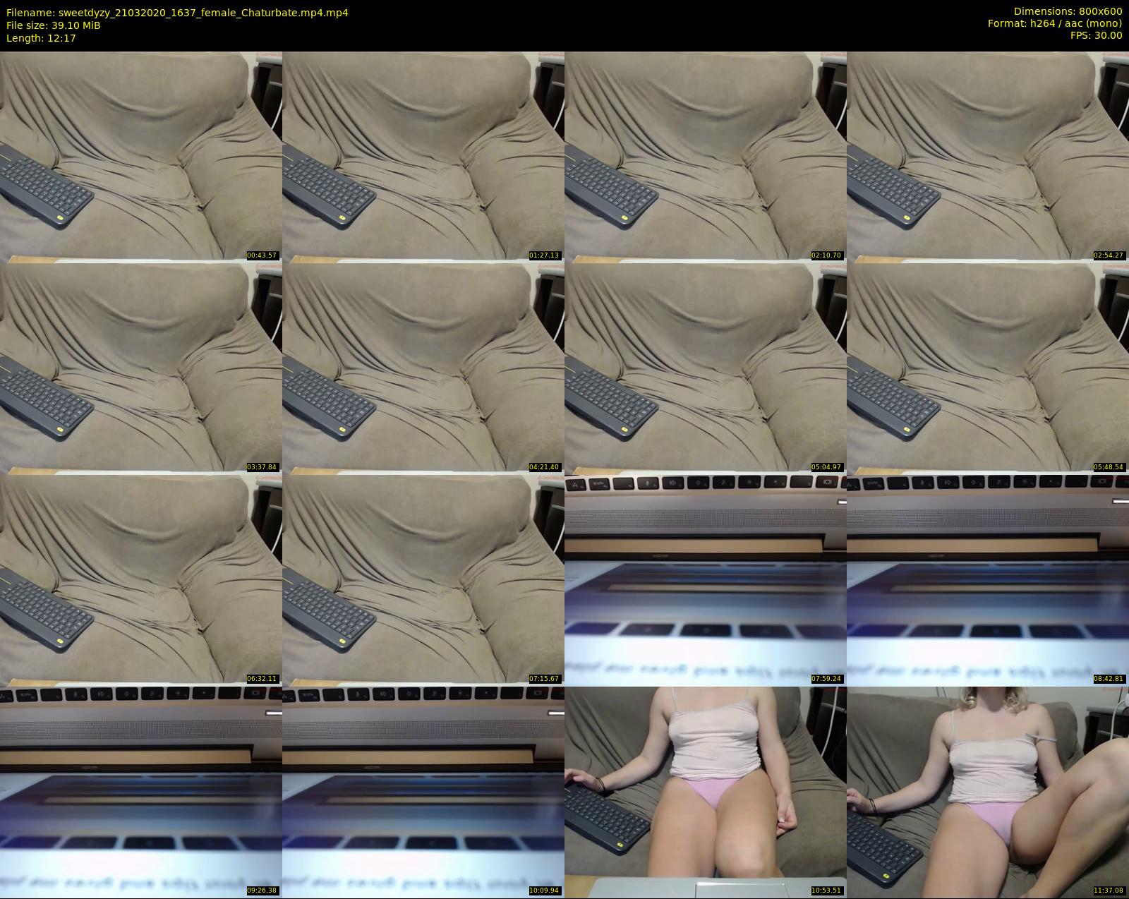 sweetdyzy — 13 minute Chaturbate female cam show recording, 480p, Mar 21, 2020
